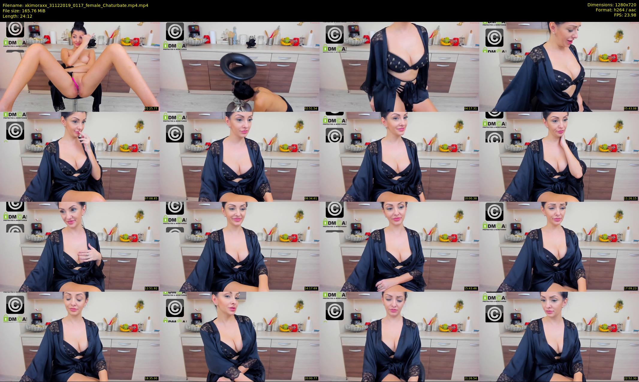 xkimoraxx — 25 minute Chaturbate female cam show recording, 720p, Dec 31, 2019