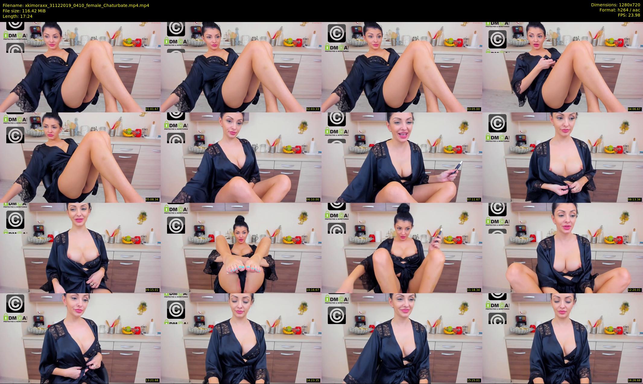 xkimoraxx — 18 minute Chaturbate female cam show recording, 720p, Dec 31, 2019