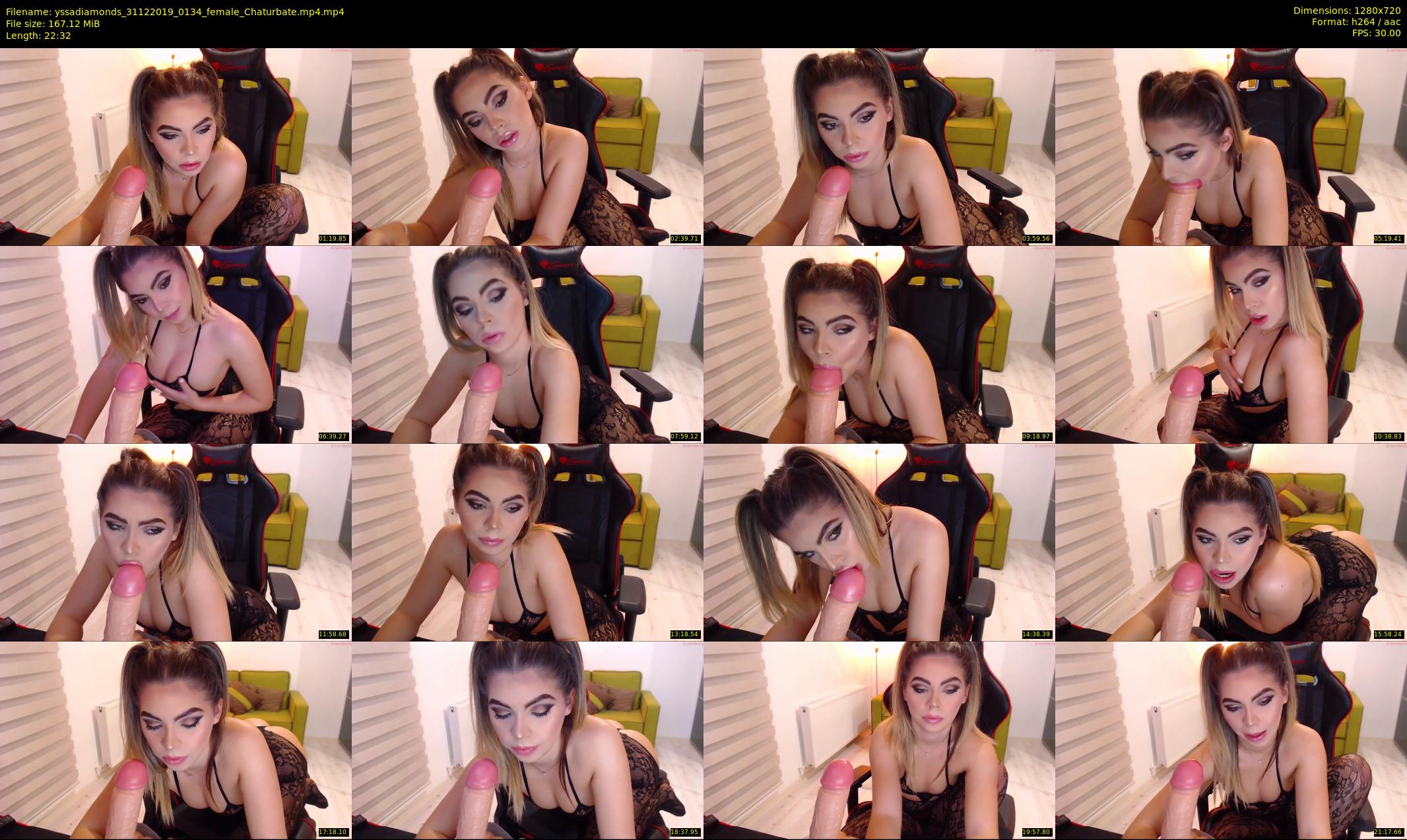 yssadiamonds — 23 minute Chaturbate female cam show recording, 720p, Dec 31, 2019