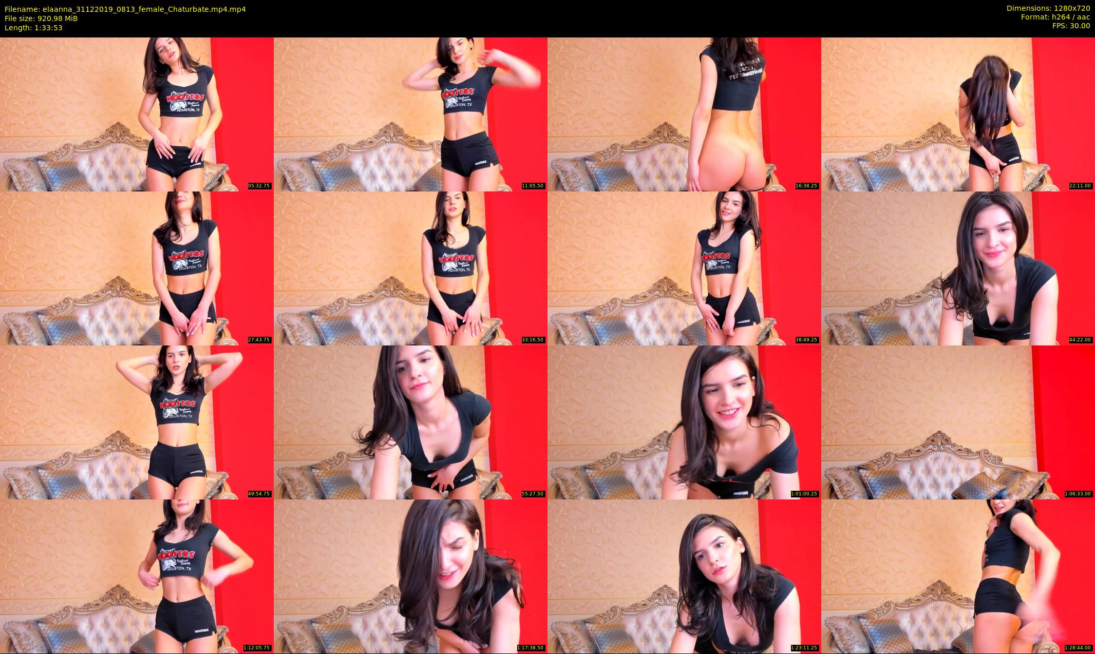 elaanna — 94 minute Chaturbate female cam show recording, 720p, Dec 31, 2019