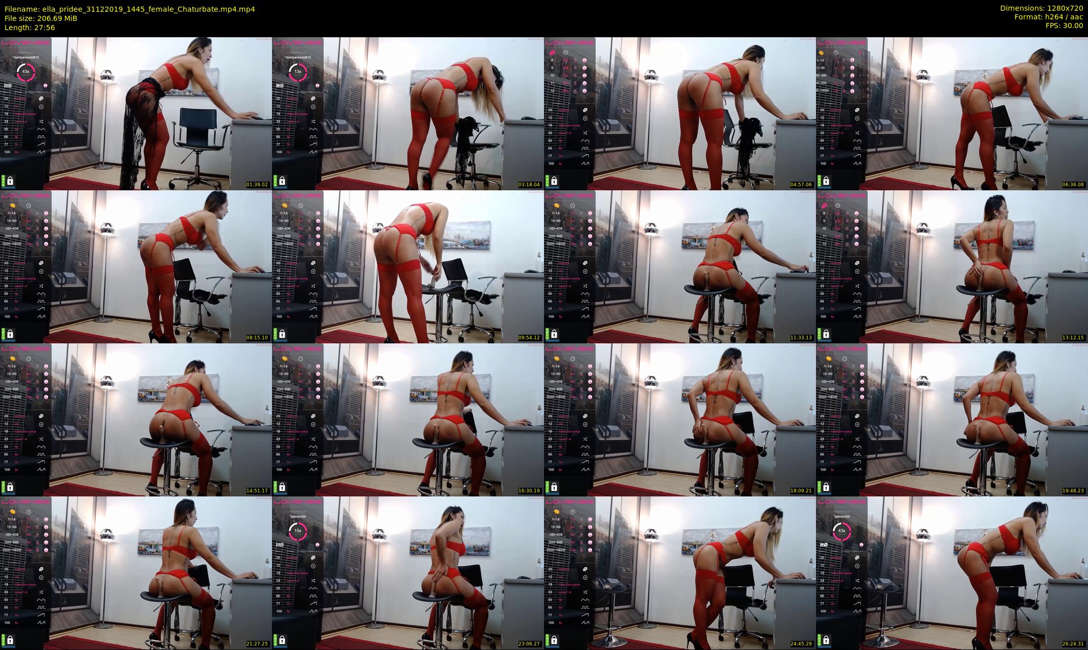 ella_pridee — 28 minute Chaturbate female cam show recording, 720p, Dec 31, 2019