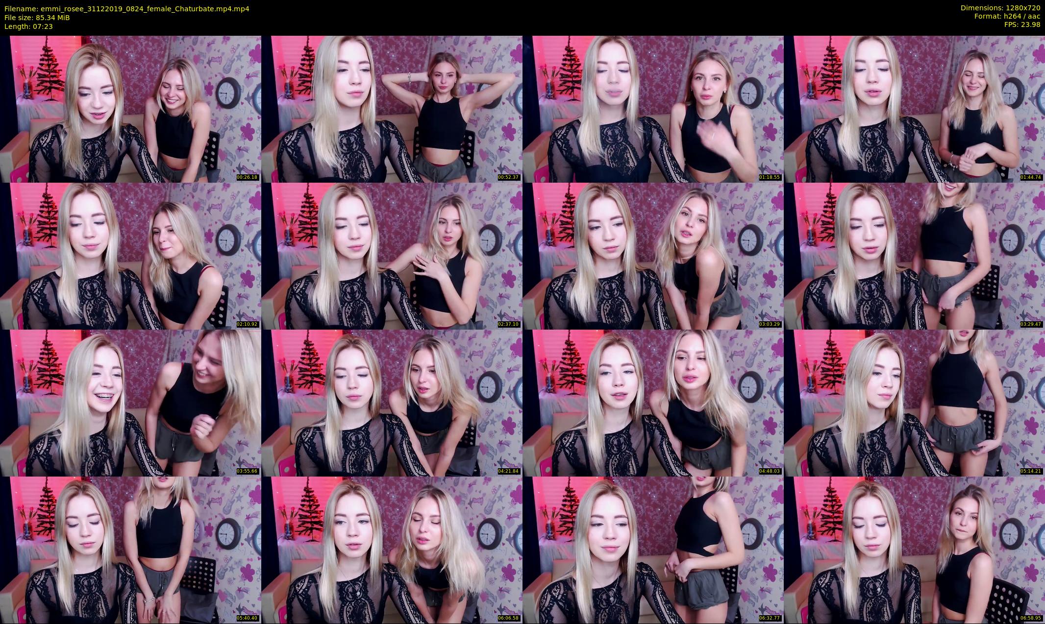 emmi_rosee — 8 minute Chaturbate female cam show recording, 720p, Dec 31, 2019