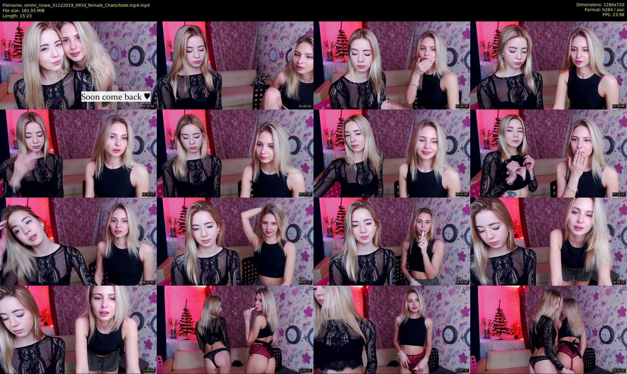 emmi_rosee — 16 minute Chaturbate female cam show recording, 720p, Dec 31, 2019