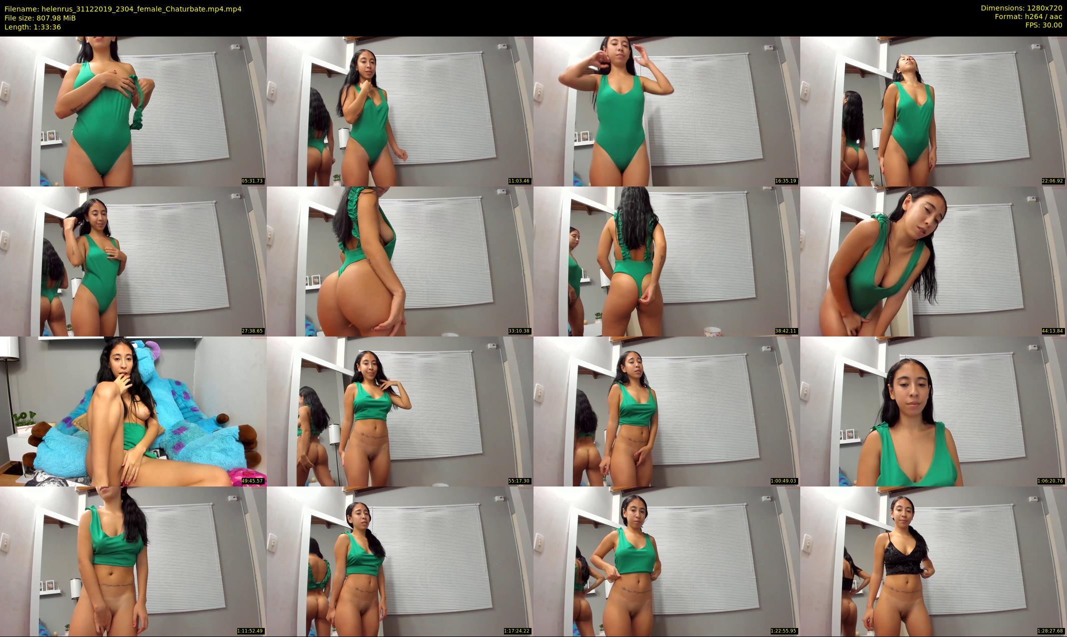 helenrus — 94 minute Chaturbate female cam show recording, 720p, Dec 31, 2019