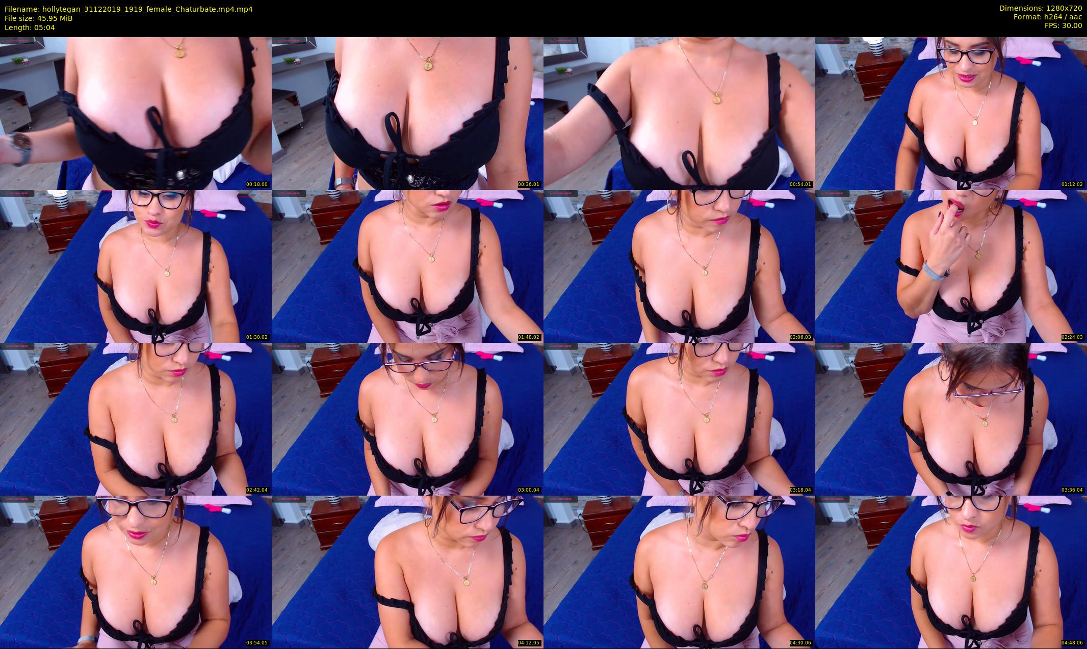 hollytegan — 6 minute Chaturbate female cam show recording, 720p, Dec 31, 2019