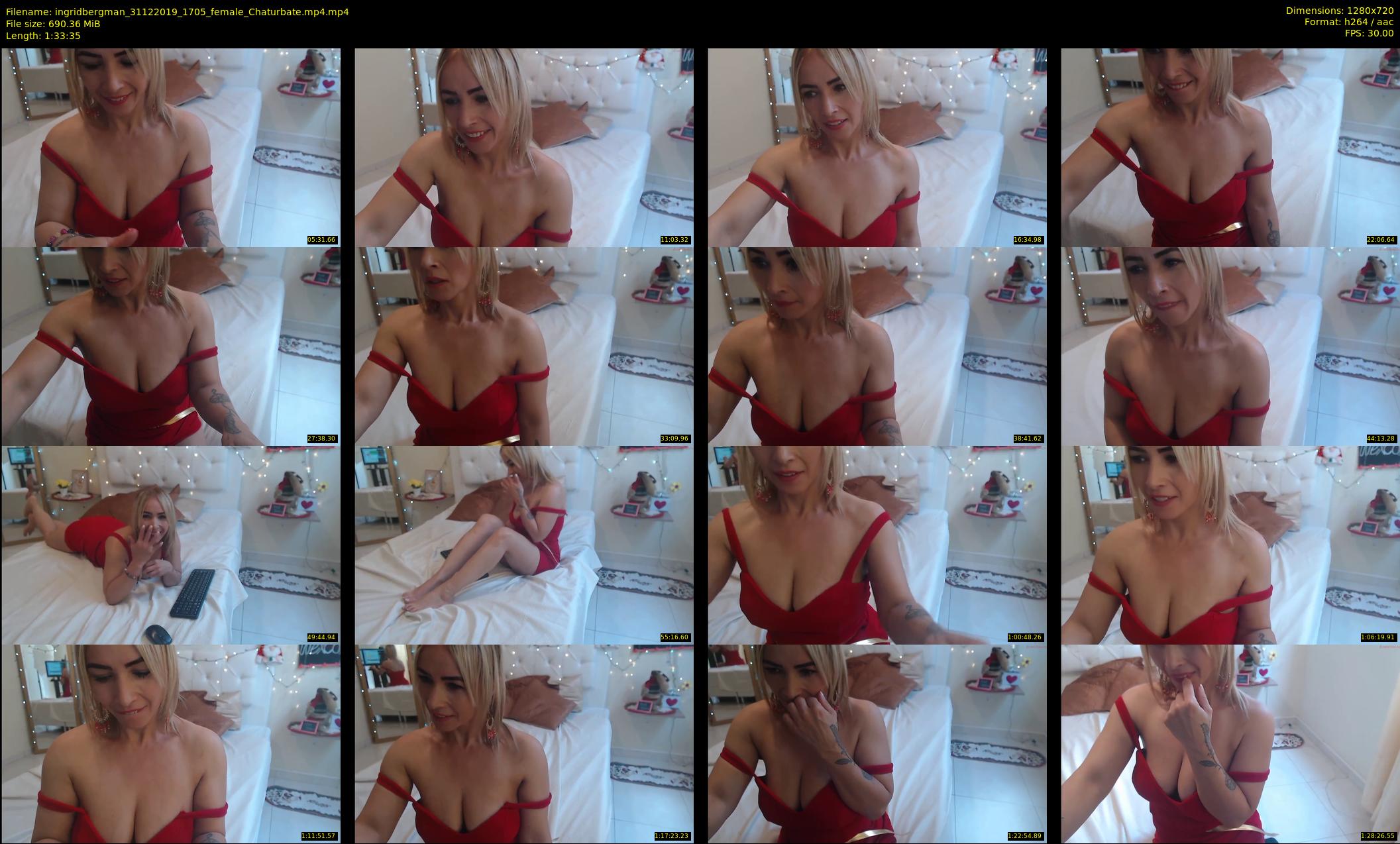 ingridbergman — 94 minute Chaturbate female cam show recording, 720p, Dec 31, 2019