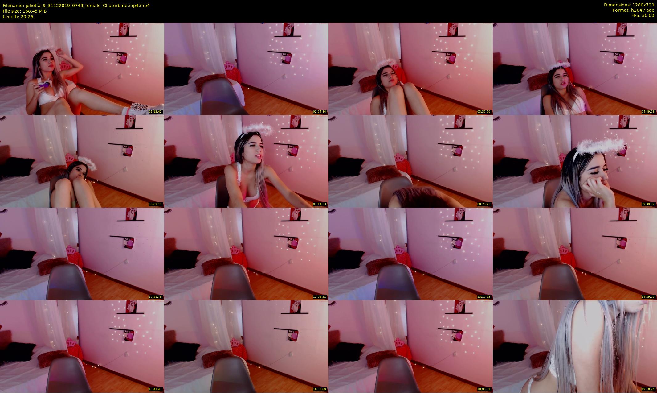 julietta_9 — 21 minute Chaturbate female cam show recording, 720p, Dec 31, 2019