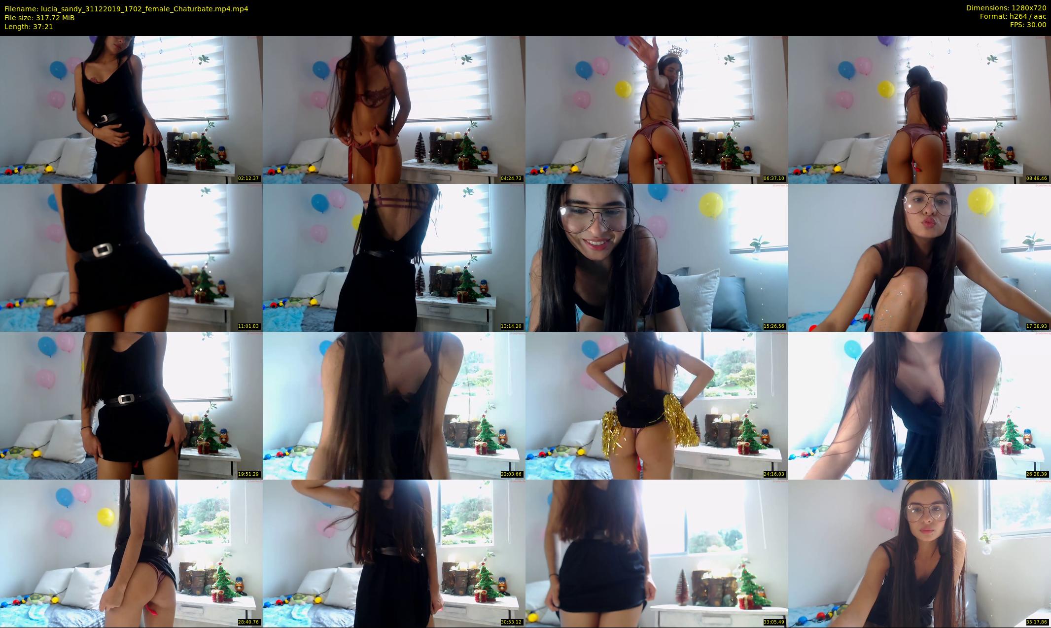 lucia_sandy — 38 minute Chaturbate female cam show recording, 720p, Dec 31, 2019