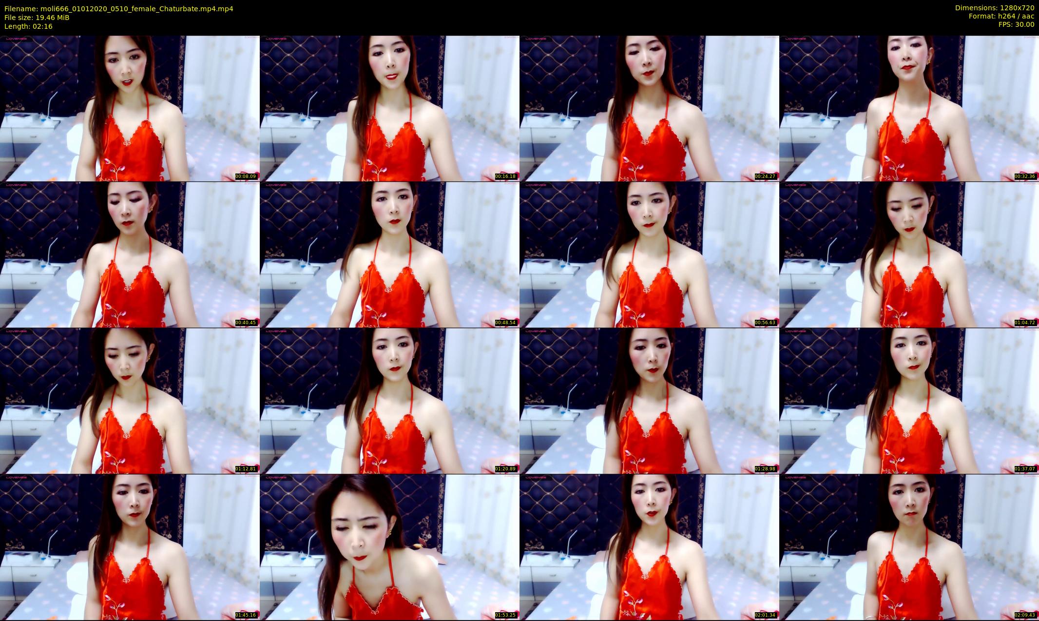 moli666 — 3 minute Chaturbate female cam show recording, 720p, Jan 1, 2020