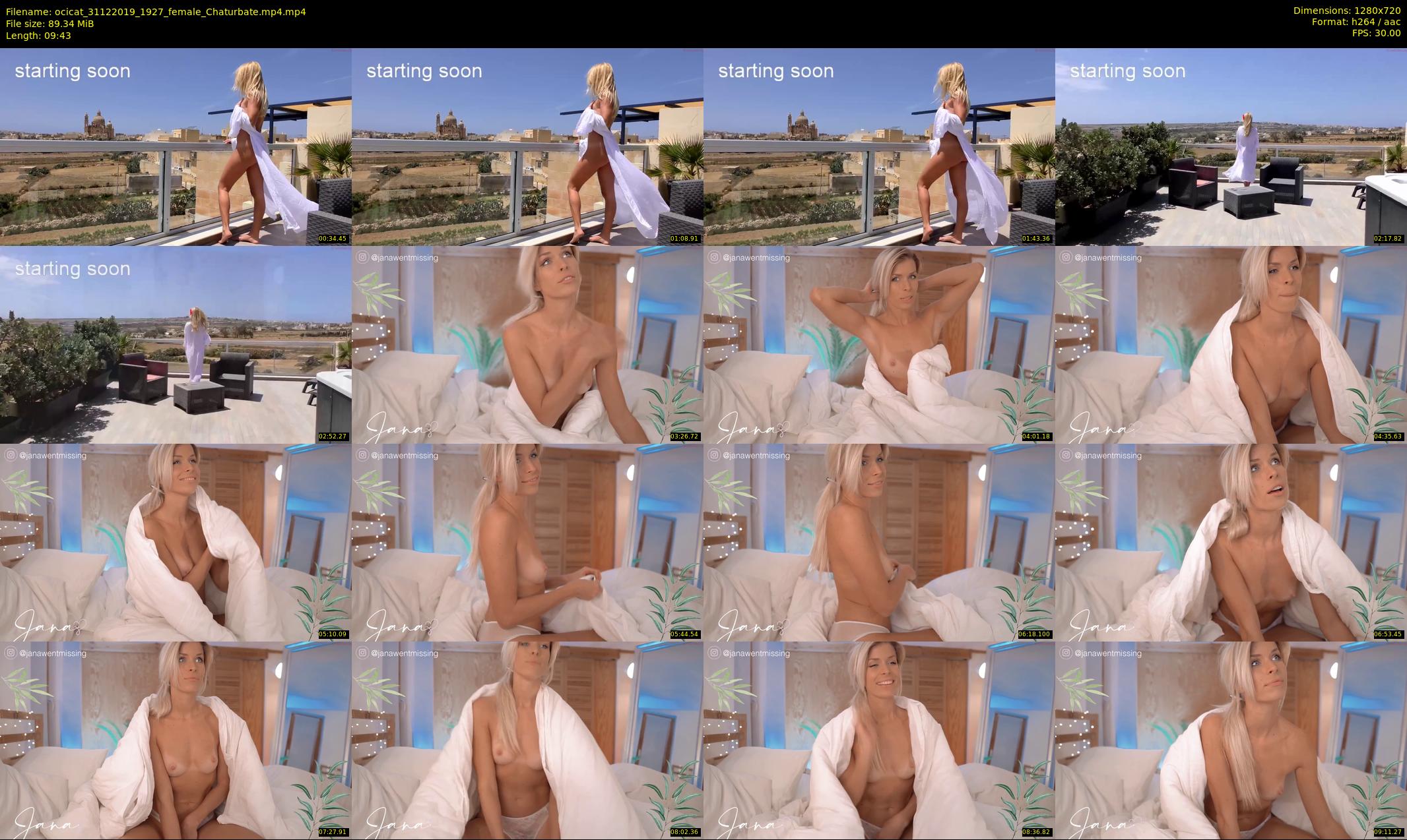 ocicat — 10 minute Chaturbate female cam show recording, 720p, Dec 31, 2019