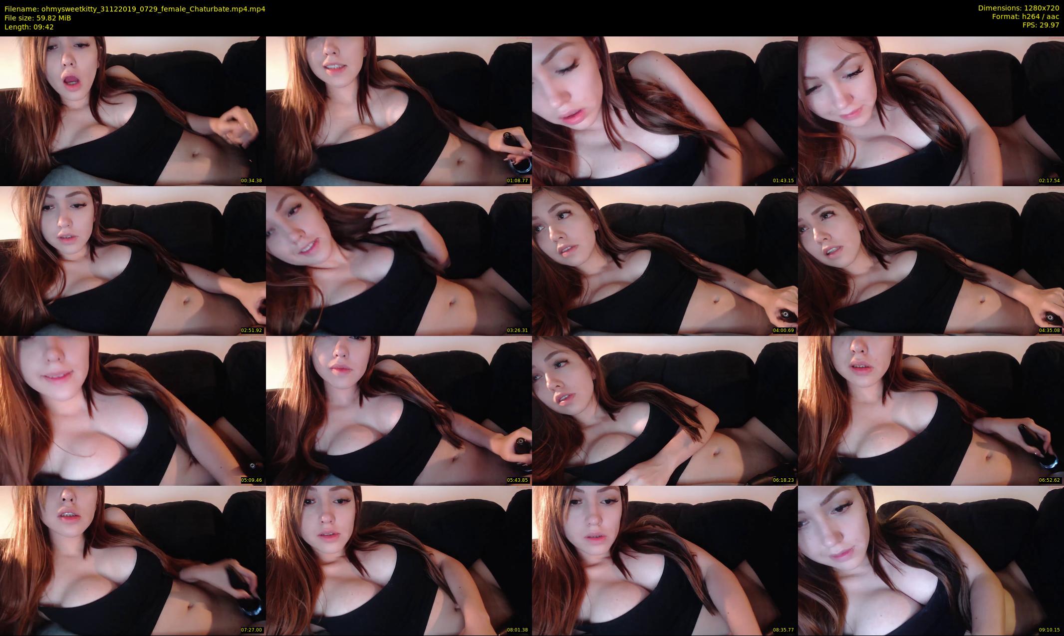 ohmysweetkitty — 10 minute Chaturbate female cam show recording, 720p, Dec 31, 2019