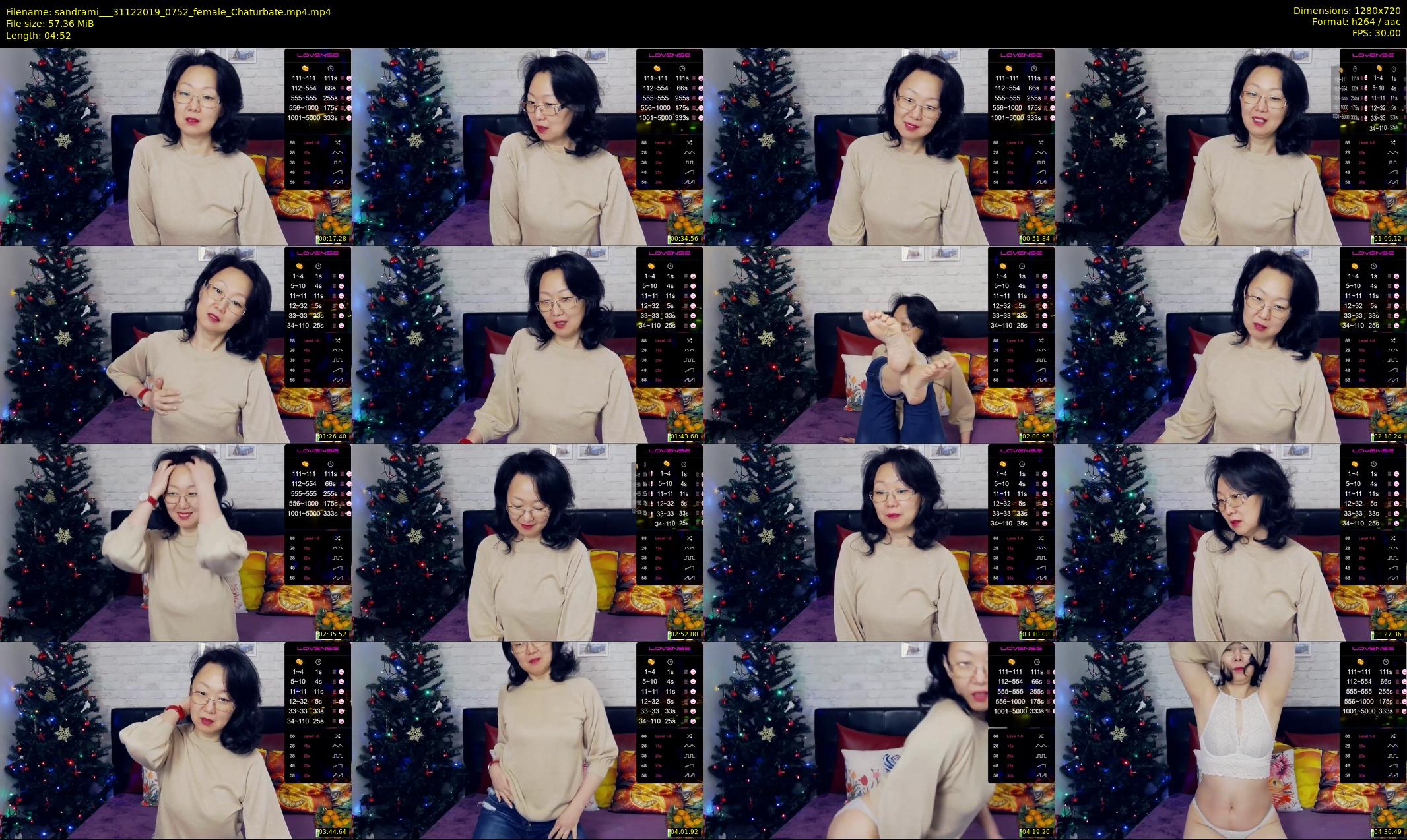 sandrami__ — 5 minute Chaturbate female cam show recording, 720p, Dec 31, 2019