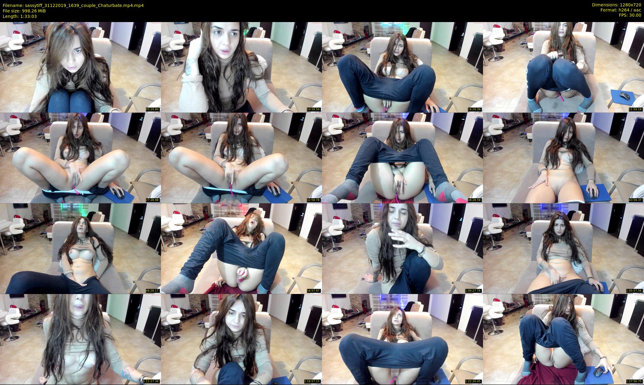 sassytiff — 94 minute Chaturbate couple cam show recording, 720p, Dec 31, 2019