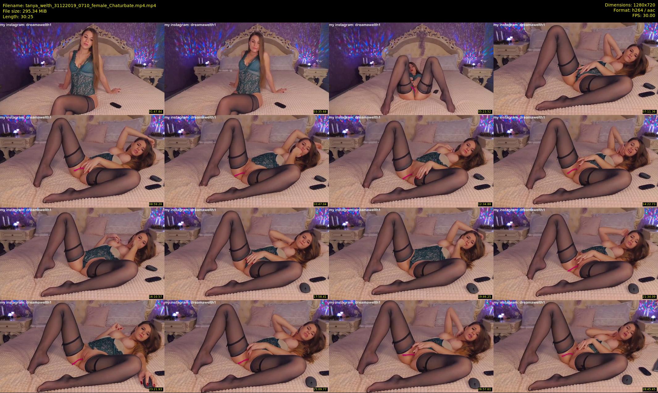tanya_welth — 31 minute Chaturbate female cam show recording, 720p, Dec 31, 2019