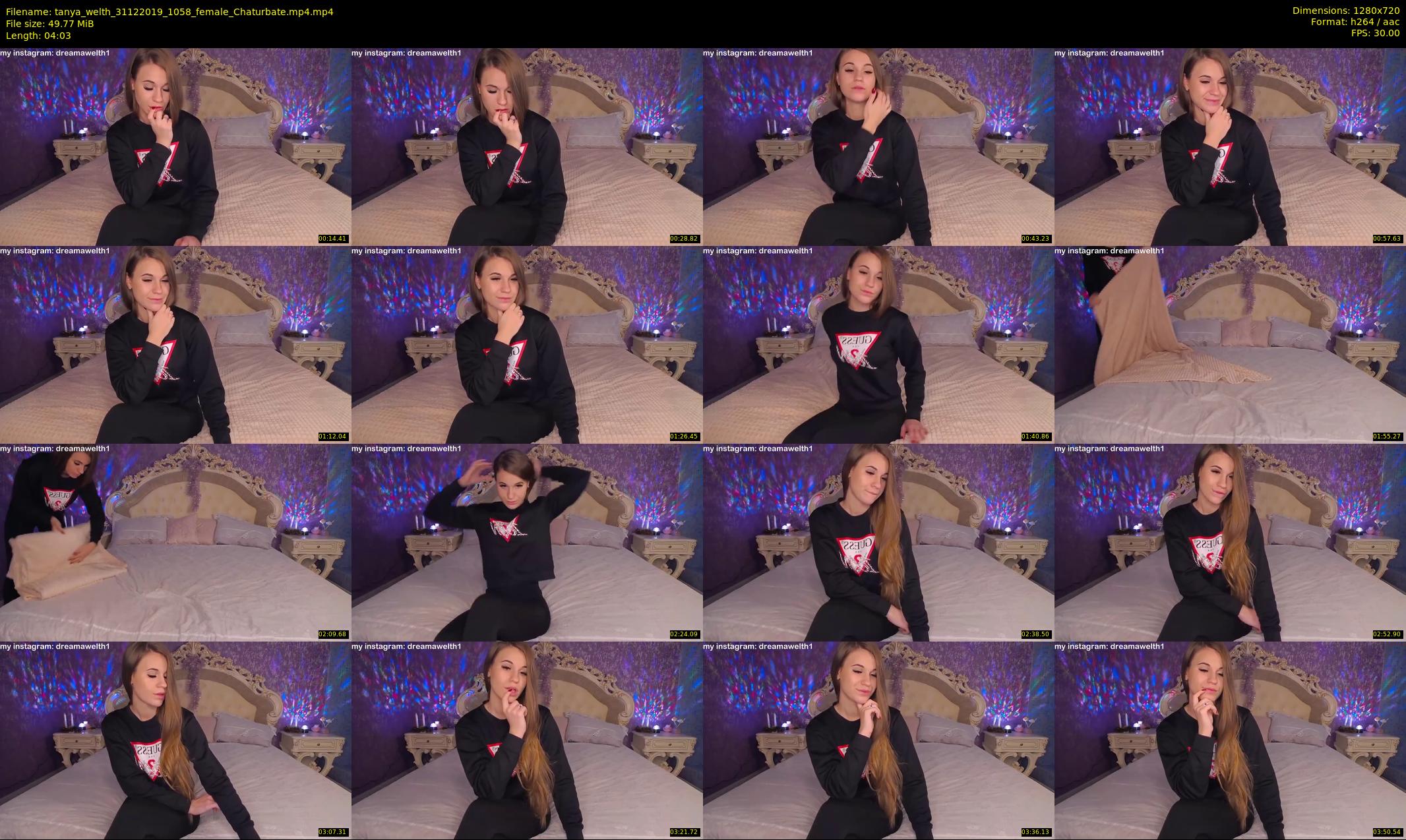 tanya_welth — 5 minute Chaturbate female cam show recording, 720p, Dec 31, 2019