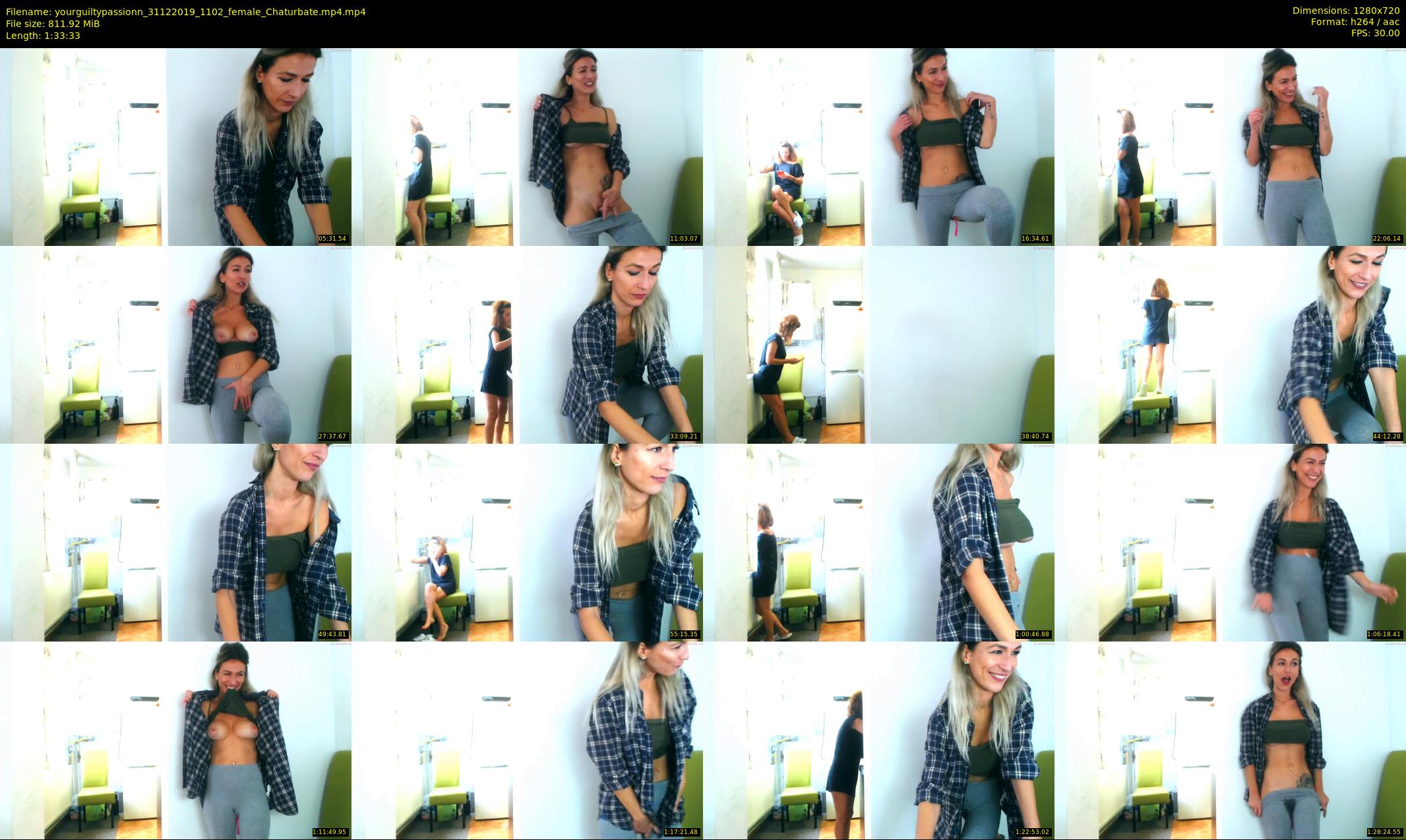yourguiltypassionn — 94 minute Chaturbate female cam show recording, 720p, Dec 31, 2019