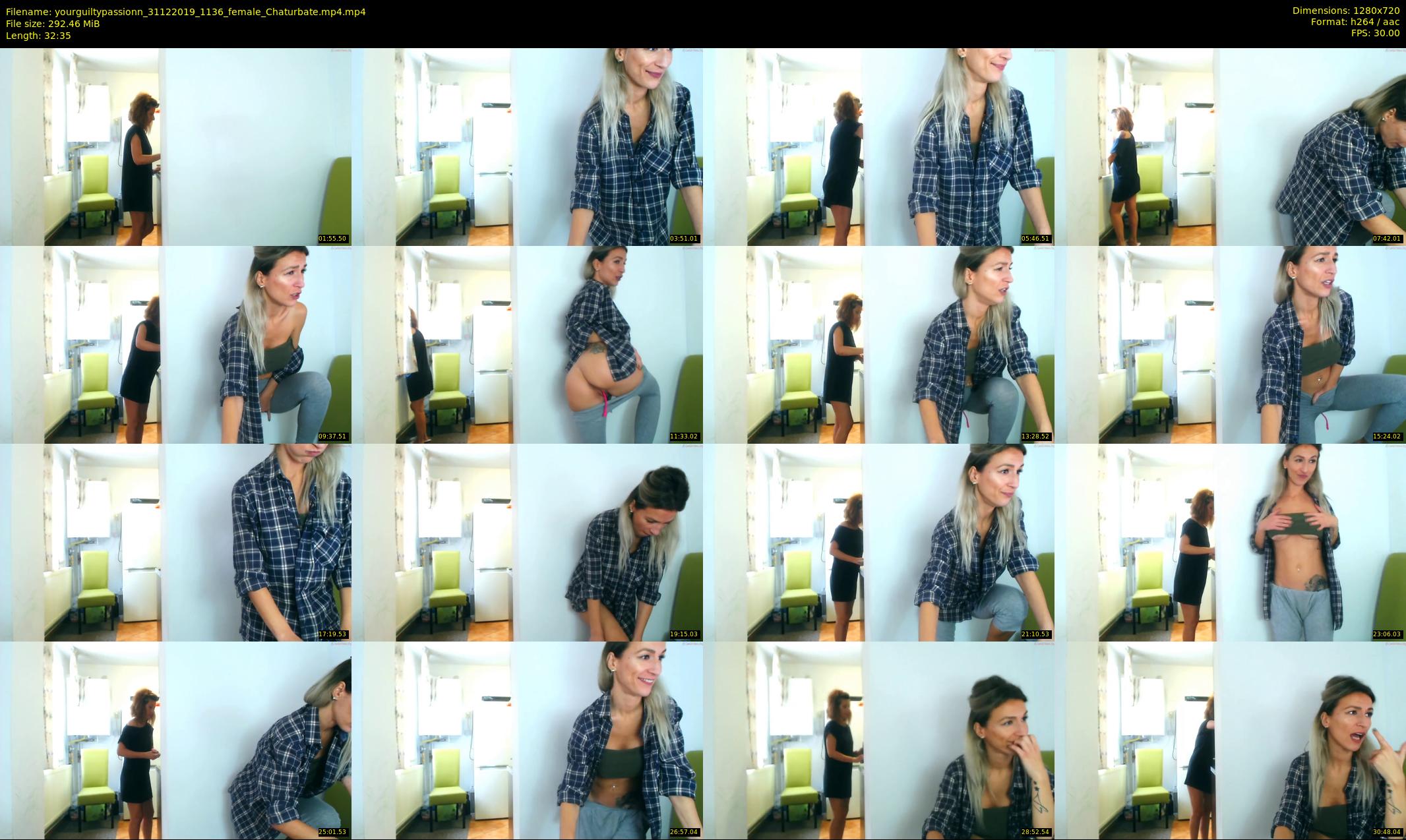 yourguiltypassionn — 33 minute Chaturbate female cam show recording, 720p, Dec 31, 2019
