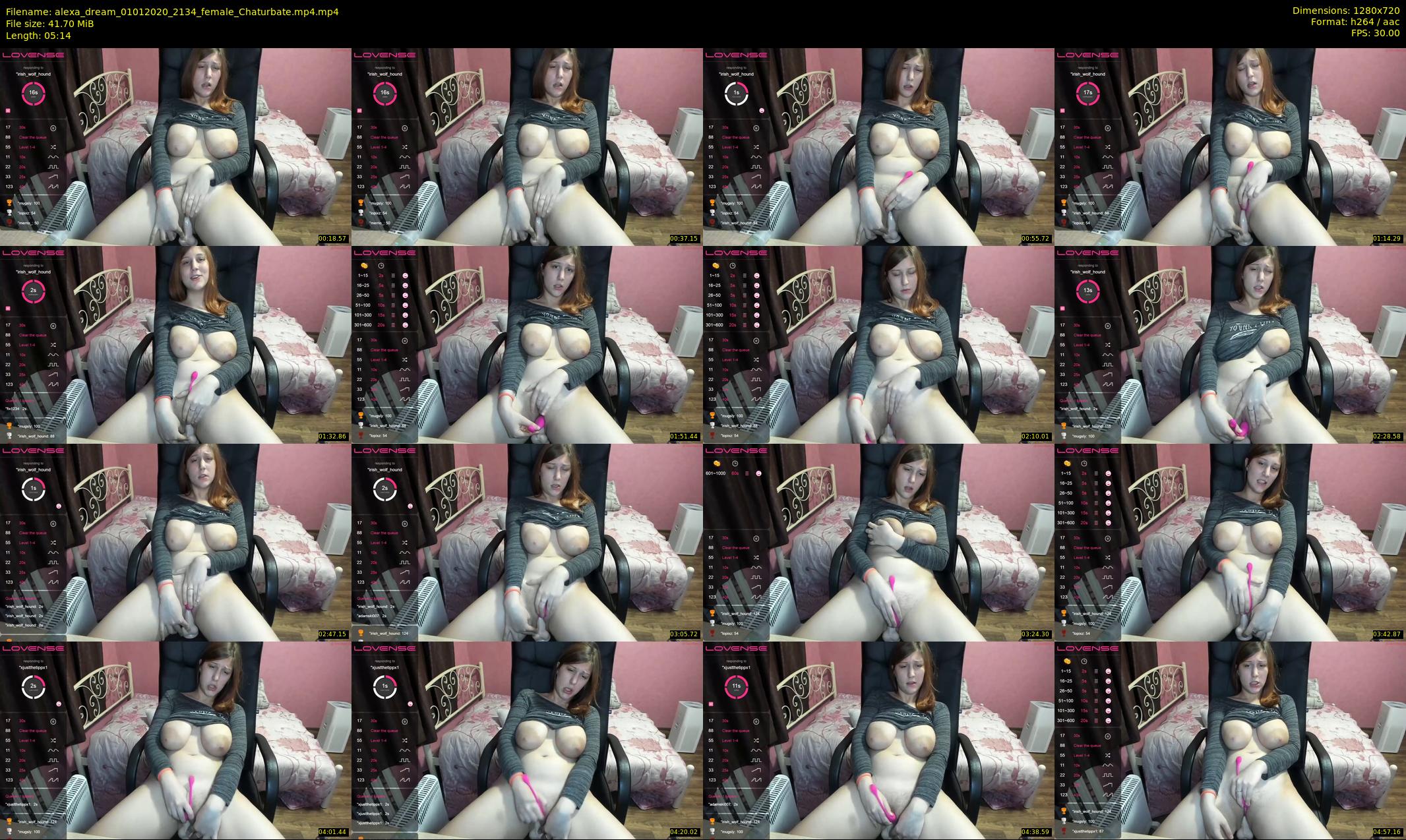 alexa_dream — 6 minute Chaturbate female cam show recording, 720p, Jan 1, 2020