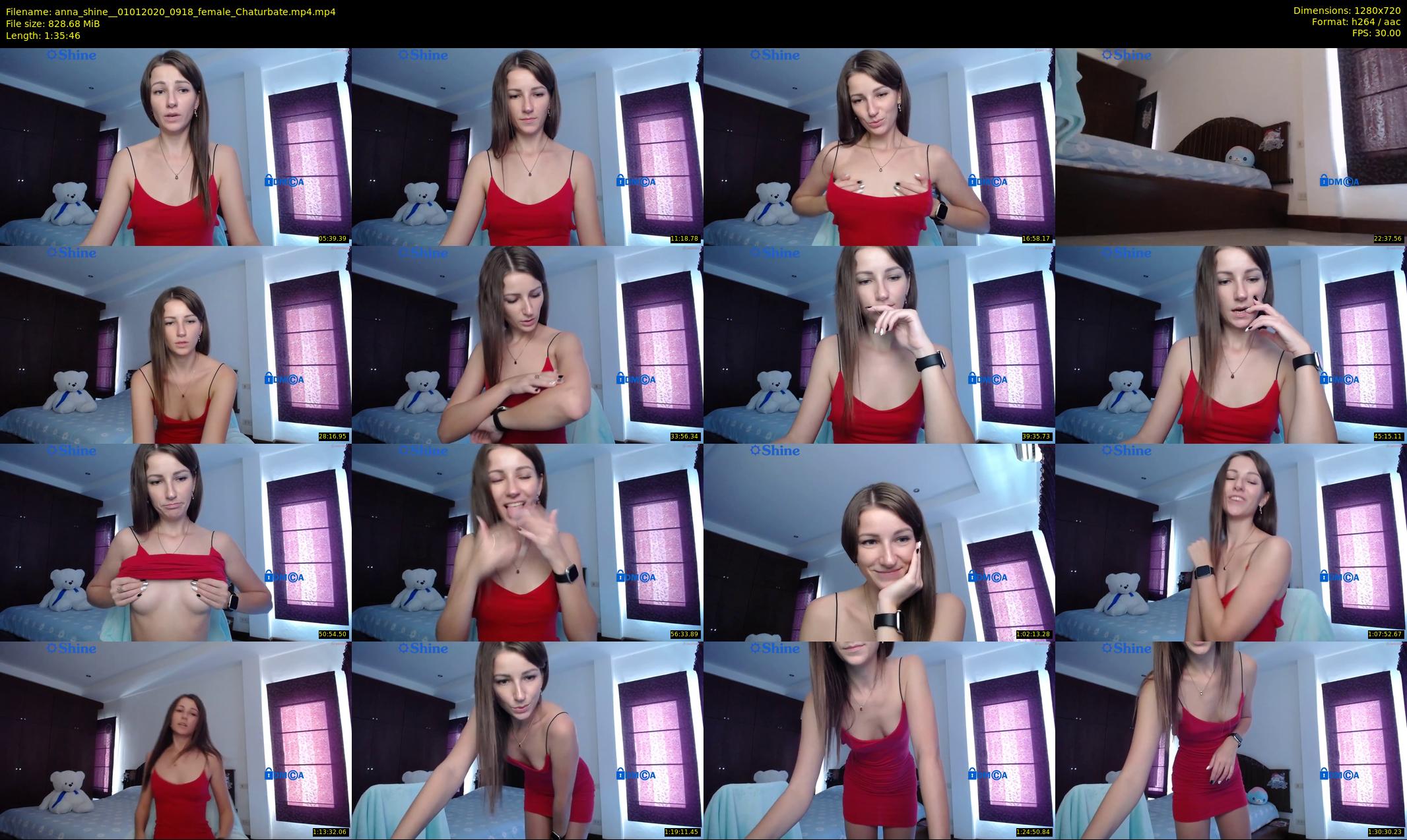 anna_shine_ — 96 minute Chaturbate female cam show recording, 720p, Jan 1, 2020