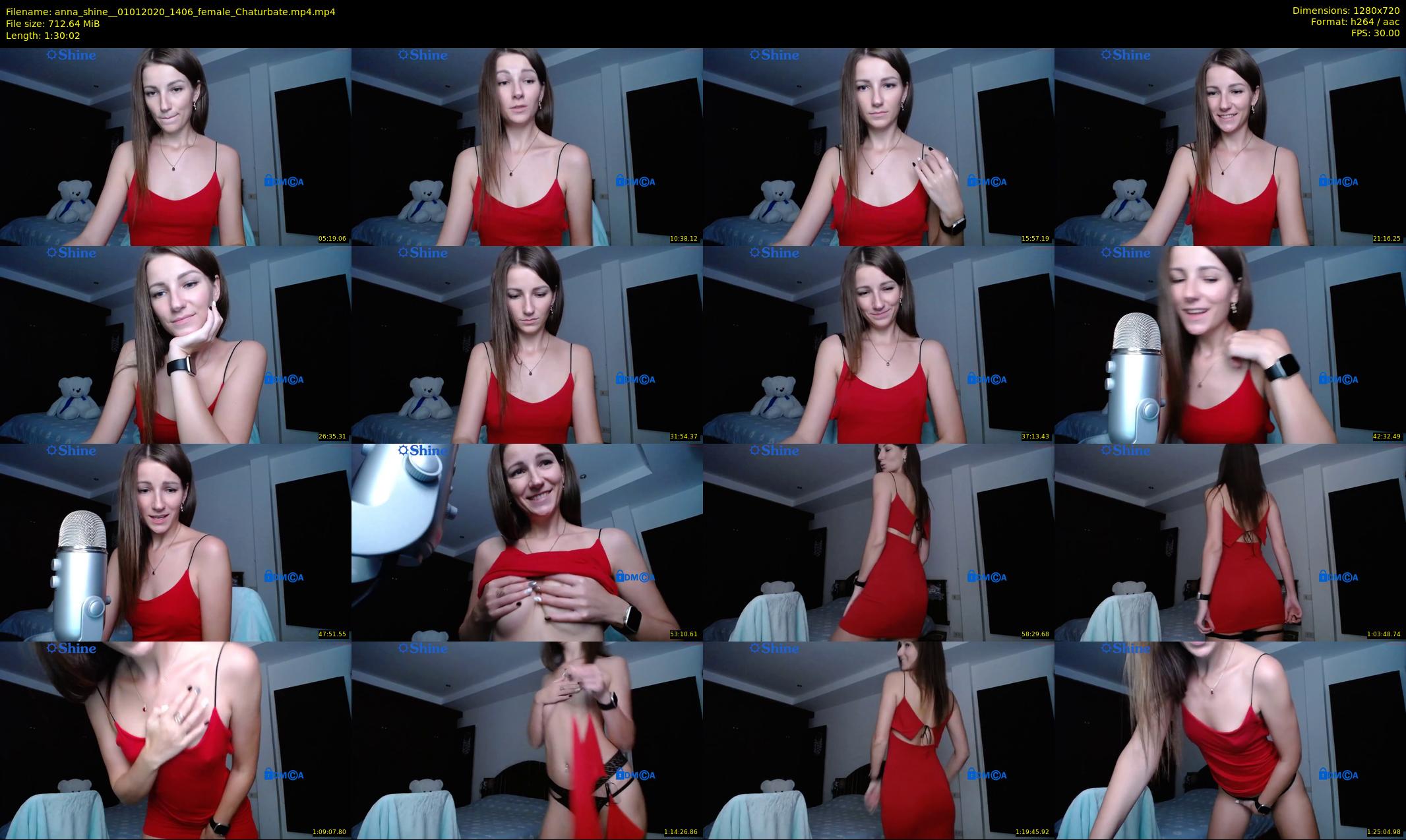 anna_shine_ — 91 minute Chaturbate female cam show recording, 720p, Jan 1, 2020