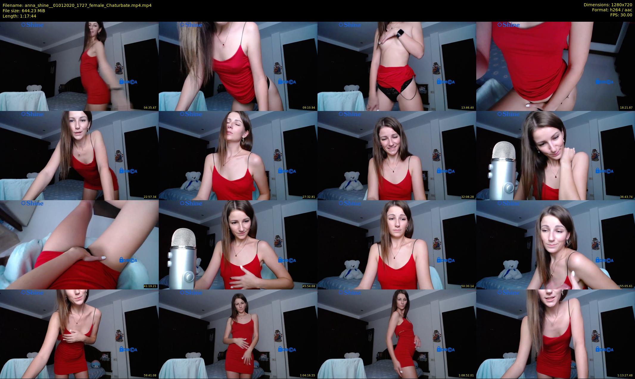 anna_shine_ — 78 minute Chaturbate female cam show recording, 720p, Jan 1, 2020