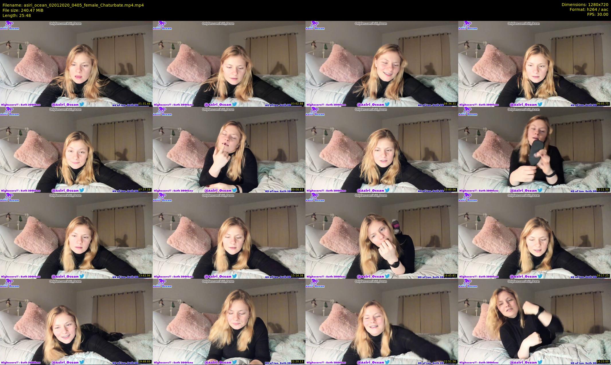 asiri_ocean — 26 minute Chaturbate female cam show recording, 720p, Jan 2, 2020