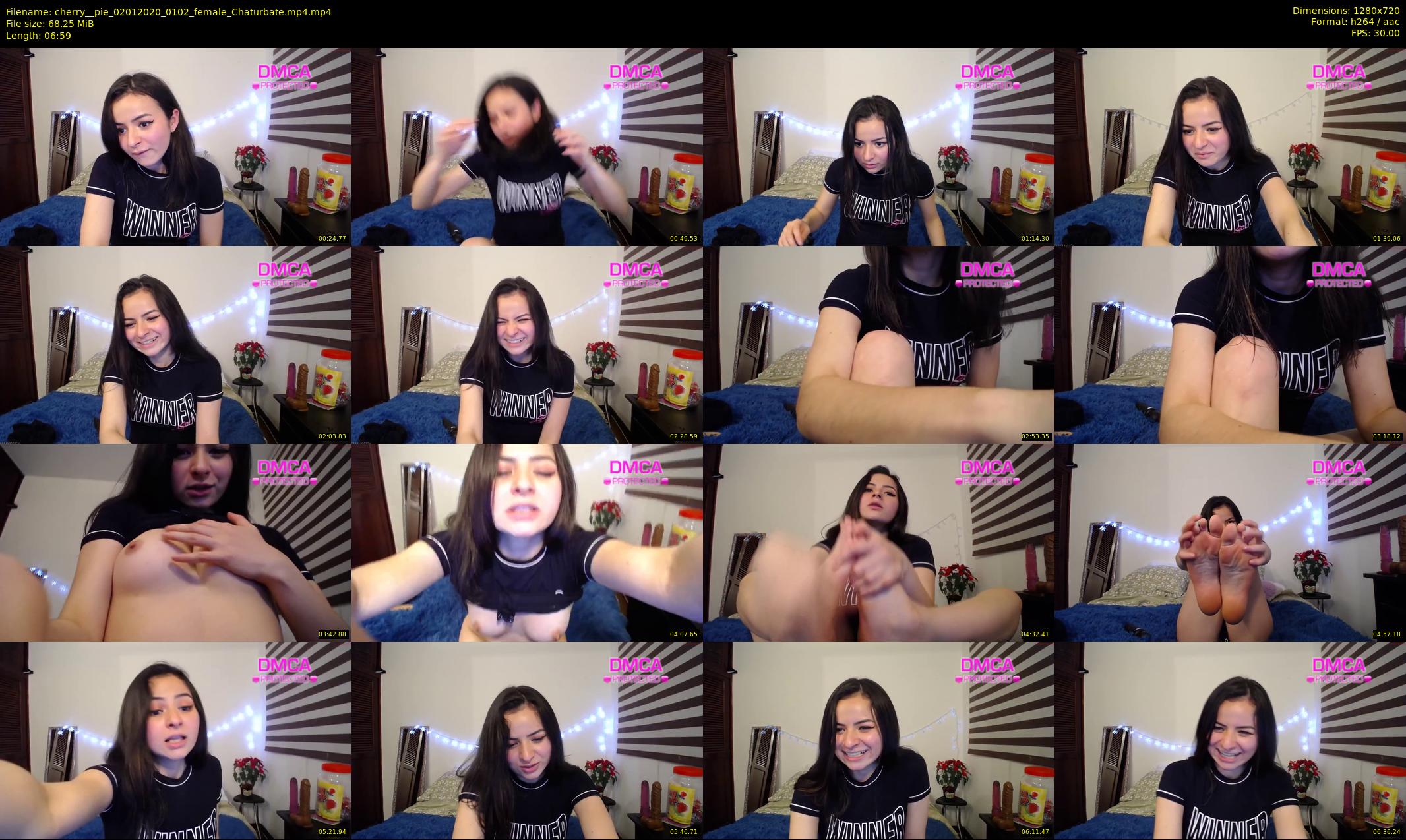 cherry__pie — 7 minute Chaturbate female cam show recording, 720p, Jan 2, 2020