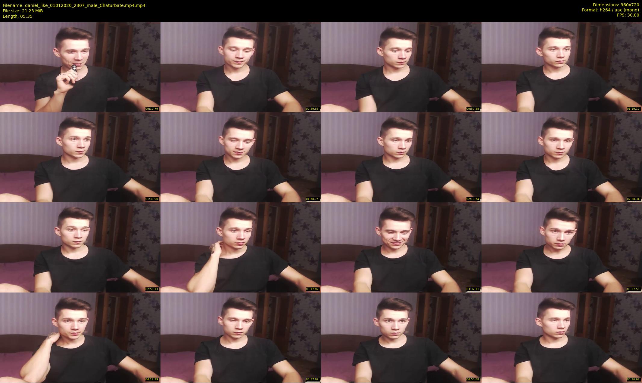 daniel_like — 6 minute Chaturbate male cam show recording, 720p, Jan 1, 2020