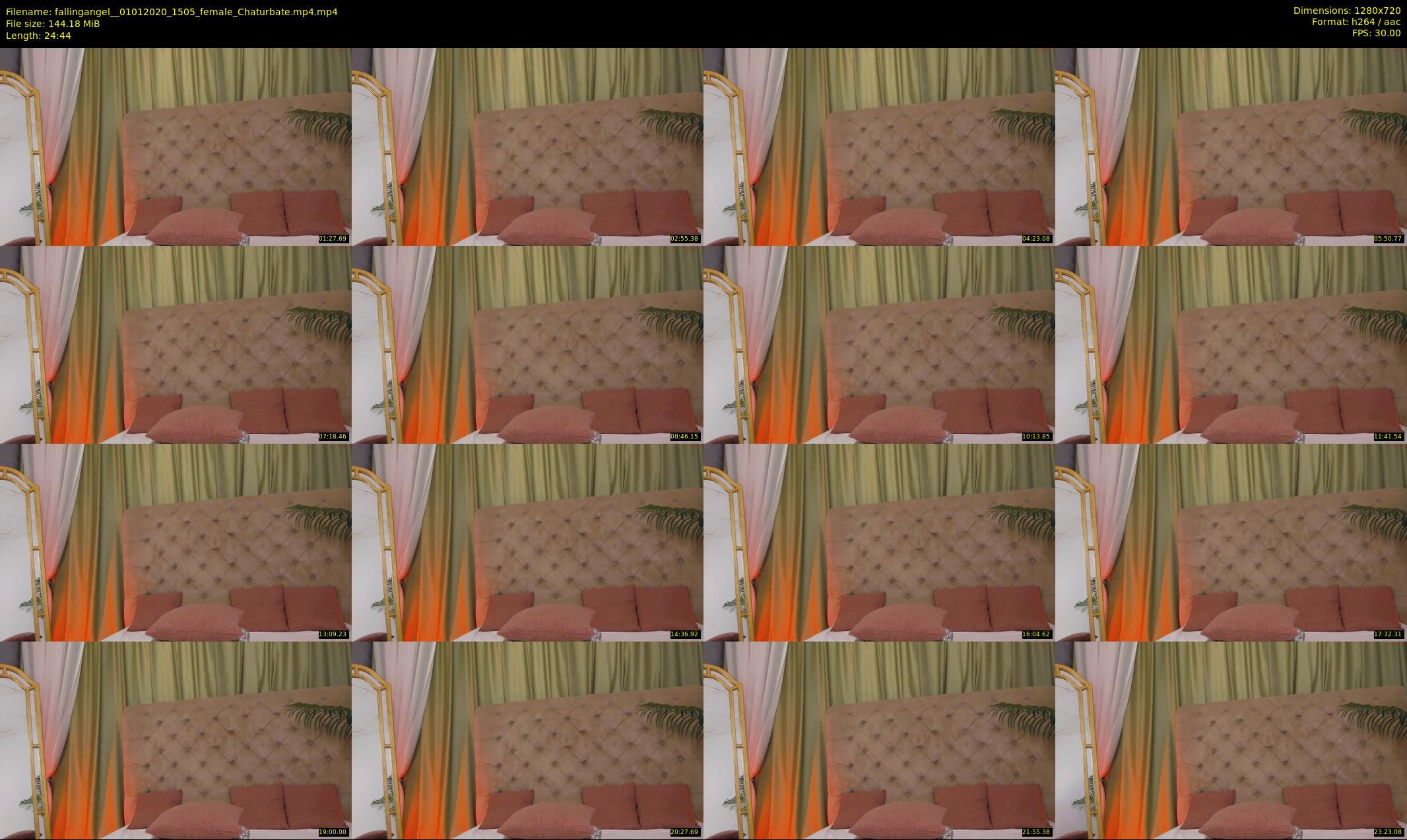 fallingangel_ — 25 minute Chaturbate female cam show recording, 720p, Jan 1, 2020