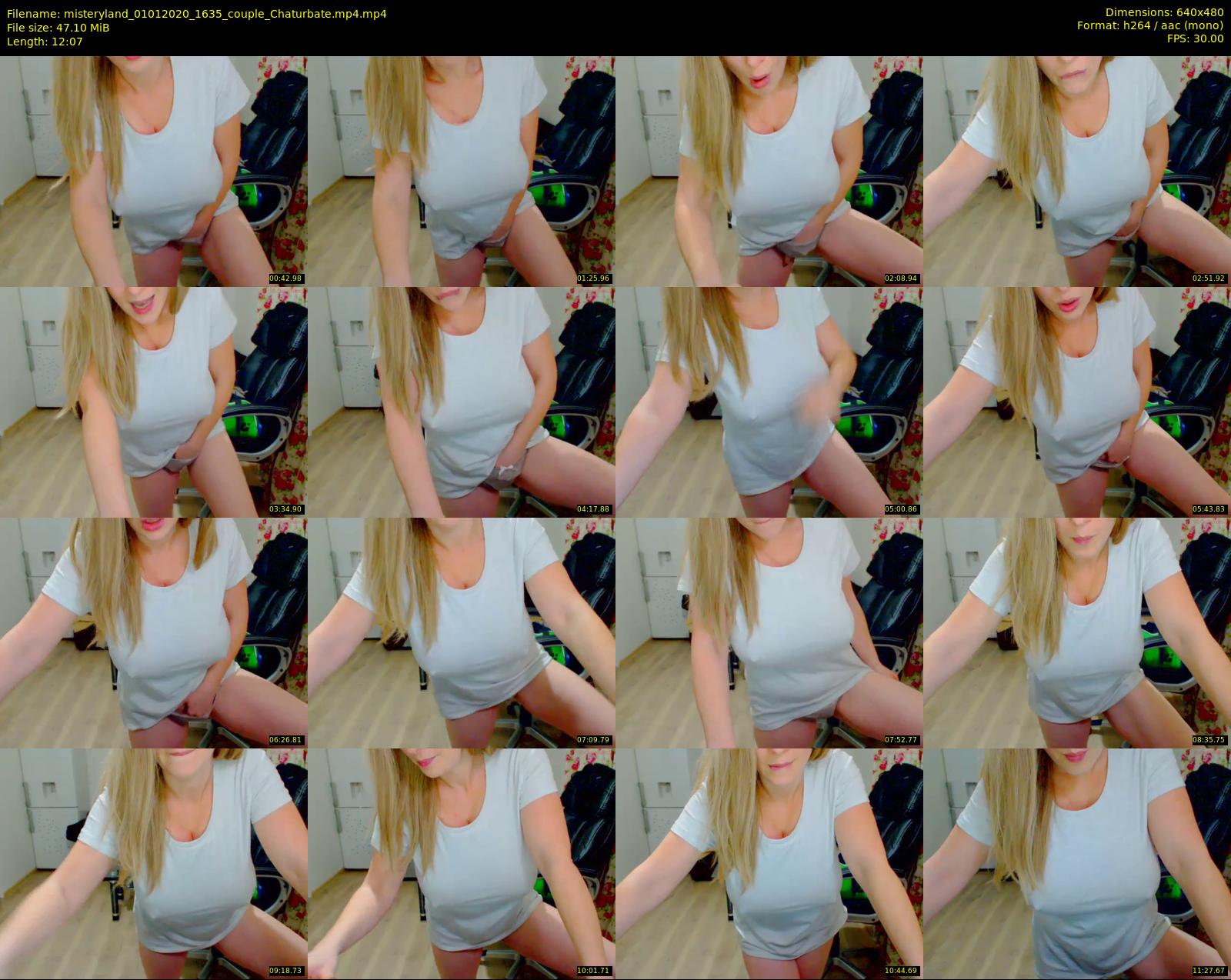 misteryland — 13 minute Chaturbate couple cam show recording, 480p, Jan 1, 2020