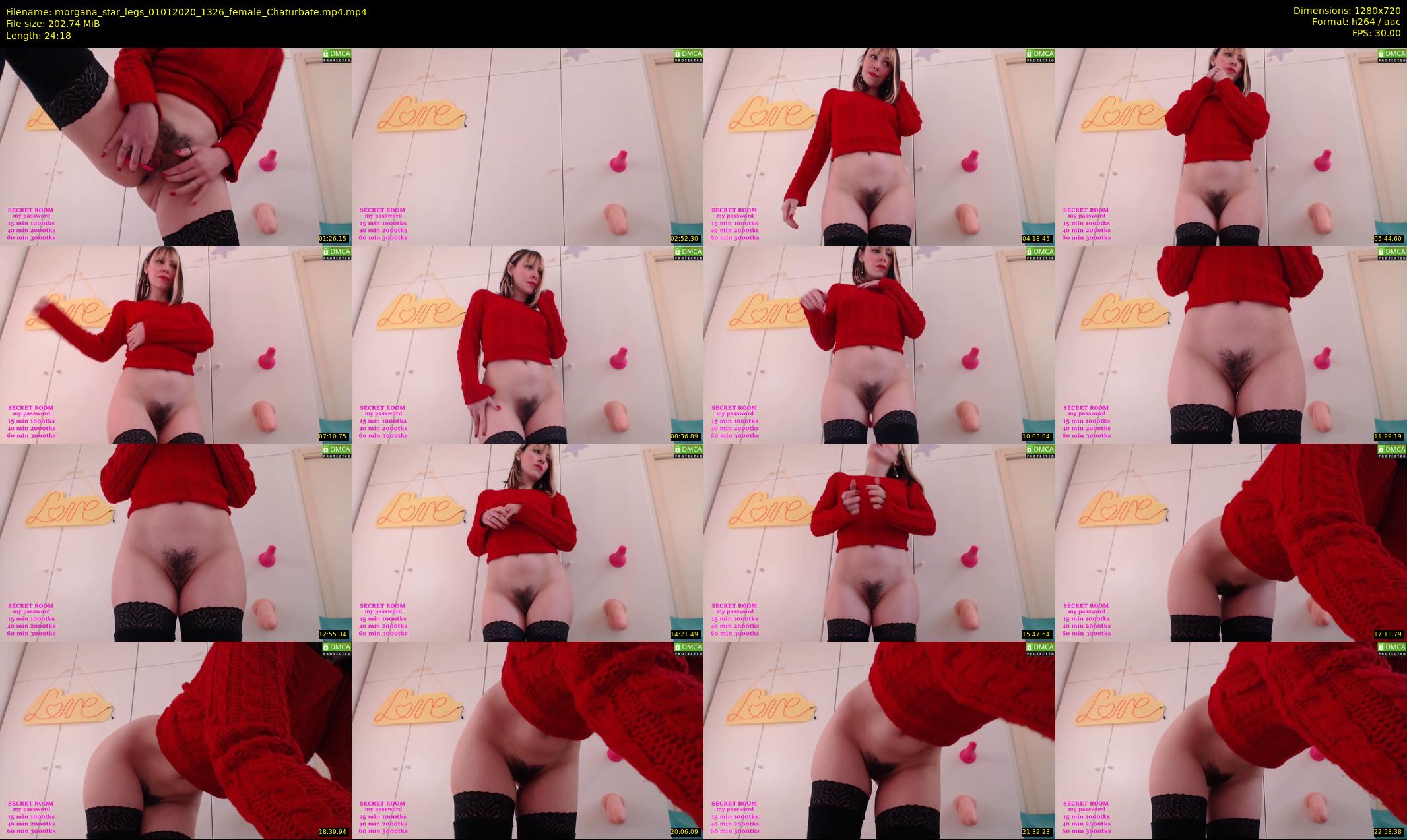 morgana_star_legs — 25 minute Chaturbate female cam show recording, 720p, Jan 1, 2020