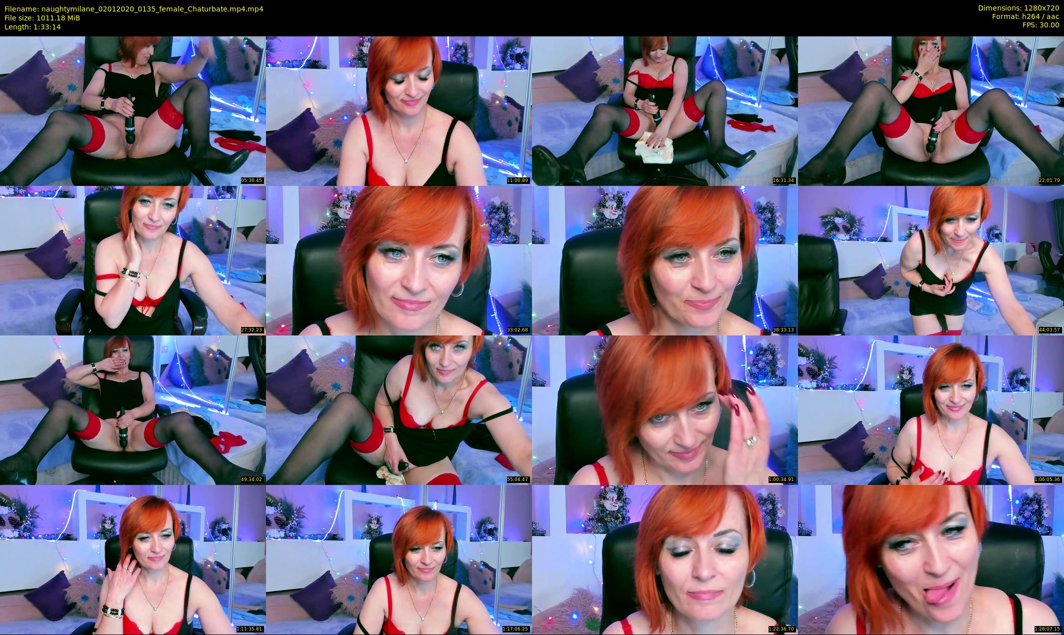 naughtymilane — 94 minute Chaturbate female cam show recording, 720p, Jan 2, 2020
