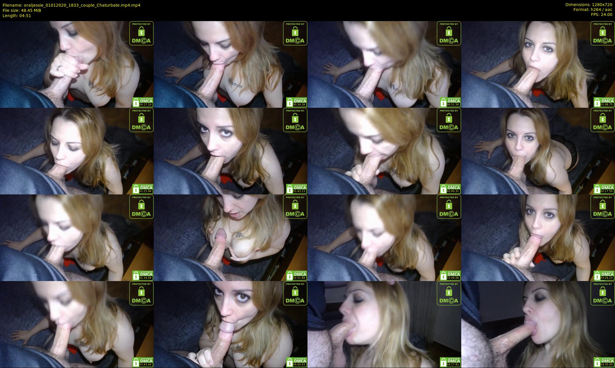 oraljessie — 5 minute Chaturbate couple cam show recording, 720p, Jan 1, 2020