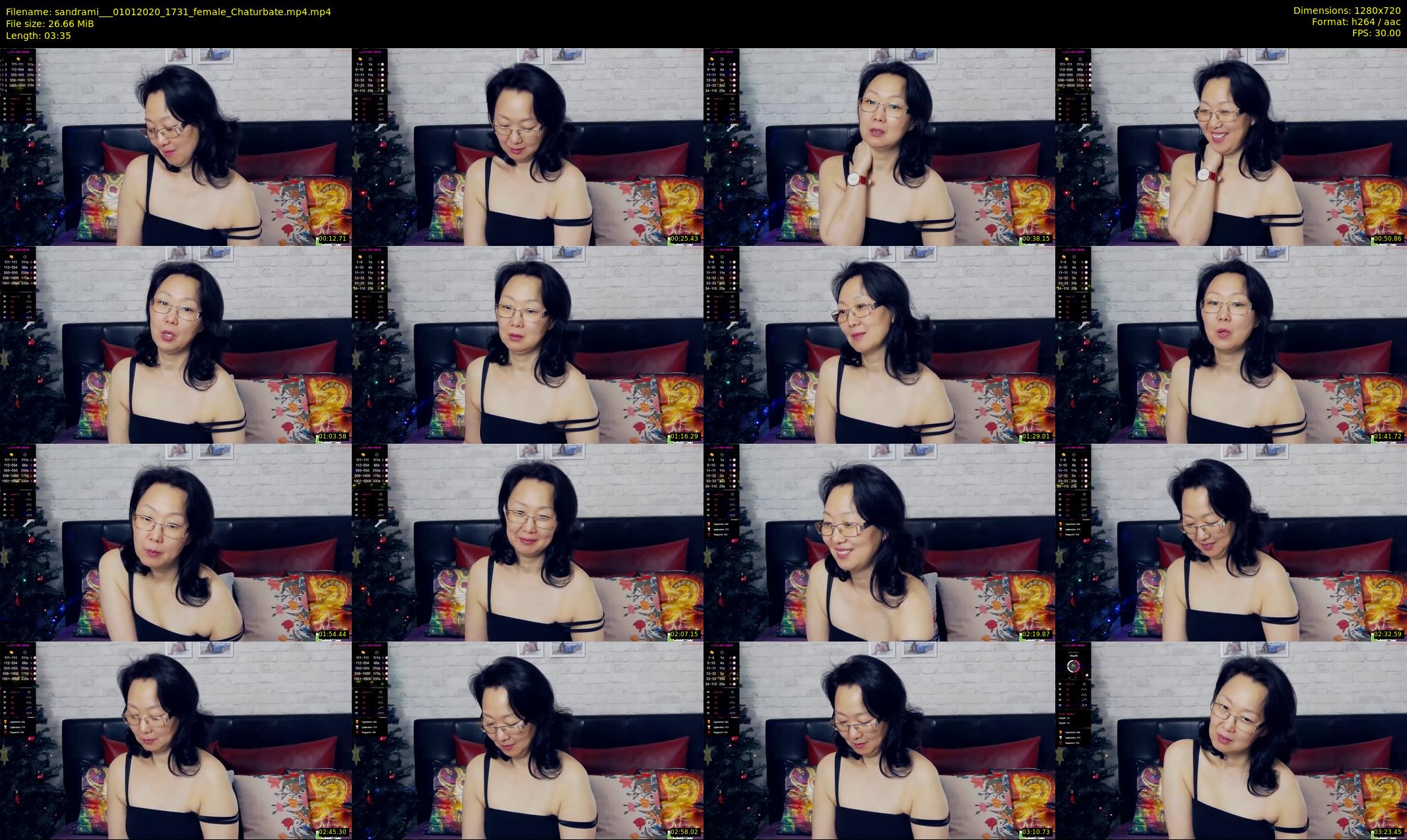 sandrami__ — 4 minute Chaturbate female cam show recording, 720p, Jan 1, 2020