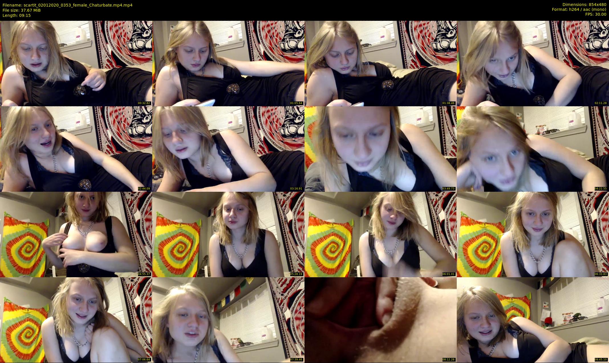 scartit — 10 minute Chaturbate female cam show recording, 480p, Jan 2, 2020