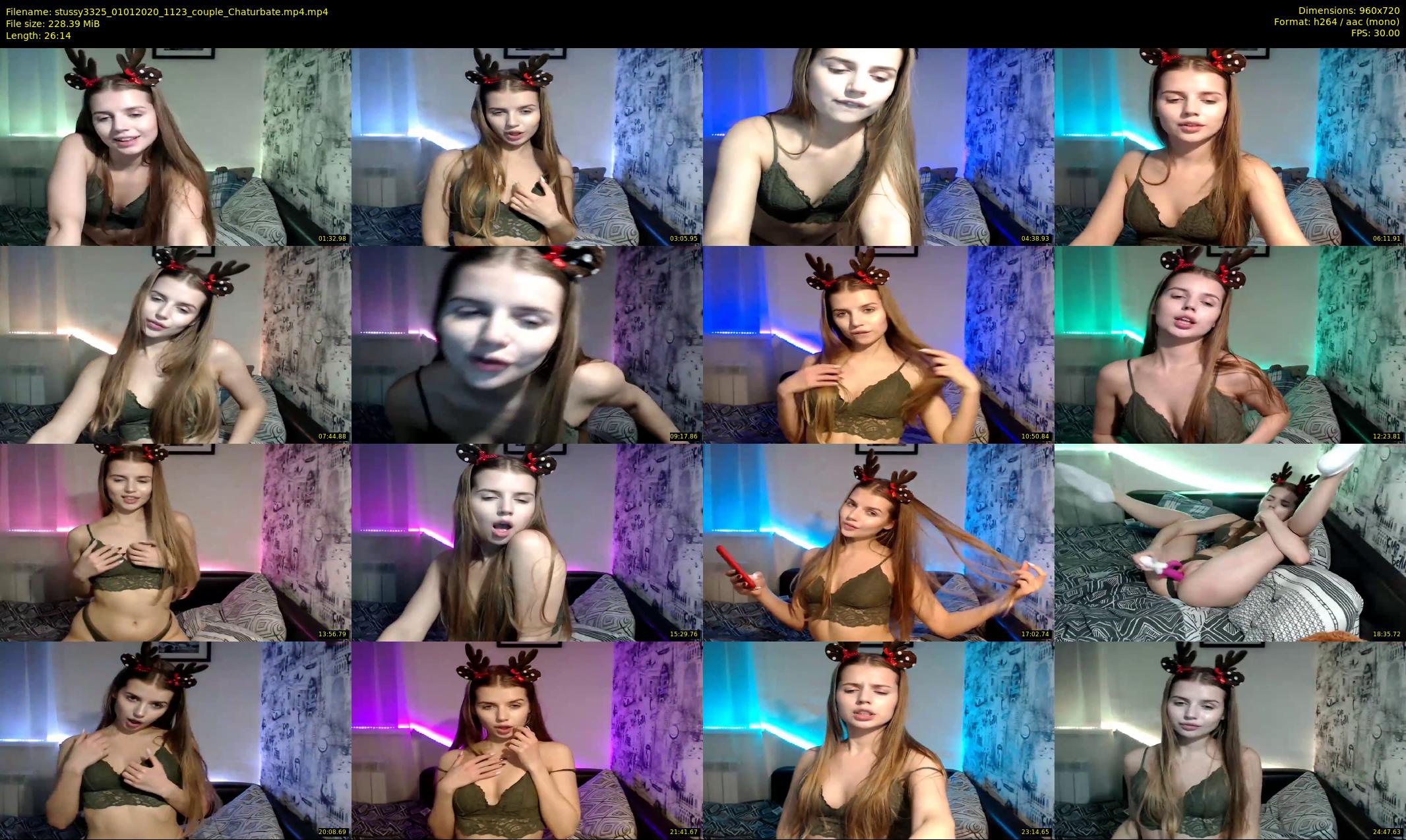 stussy3325 — 27 minute Chaturbate couple cam show recording, 720p, Jan 1, 2020