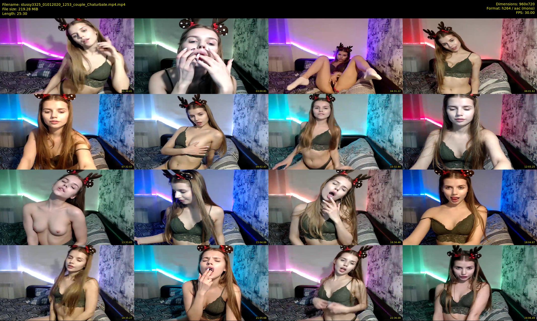 stussy3325 — 26 minute Chaturbate couple cam show recording, 720p, Jan 1, 2020