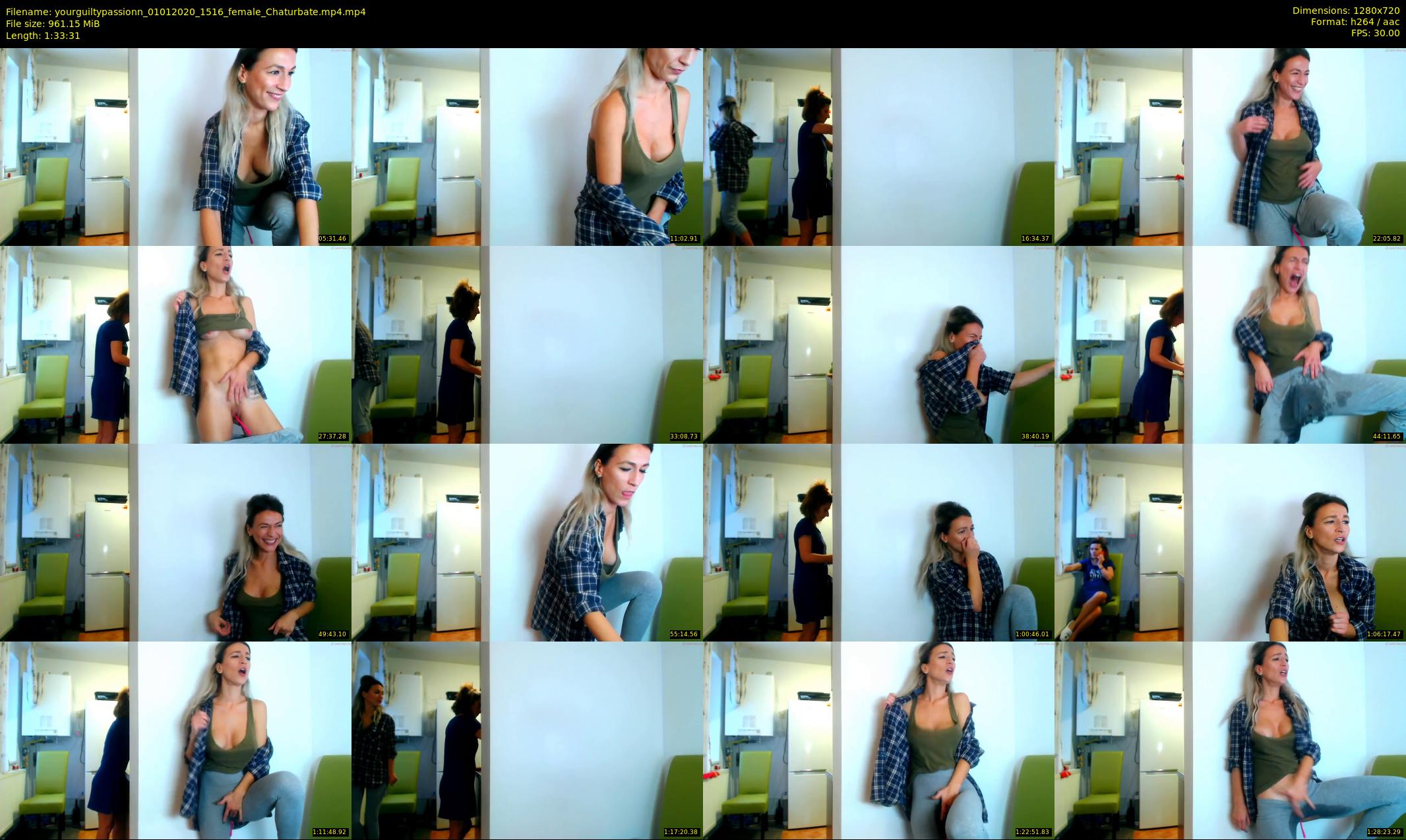 yourguiltypassionn — 94 minute Chaturbate female cam show recording, 720p, Jan 1, 2020