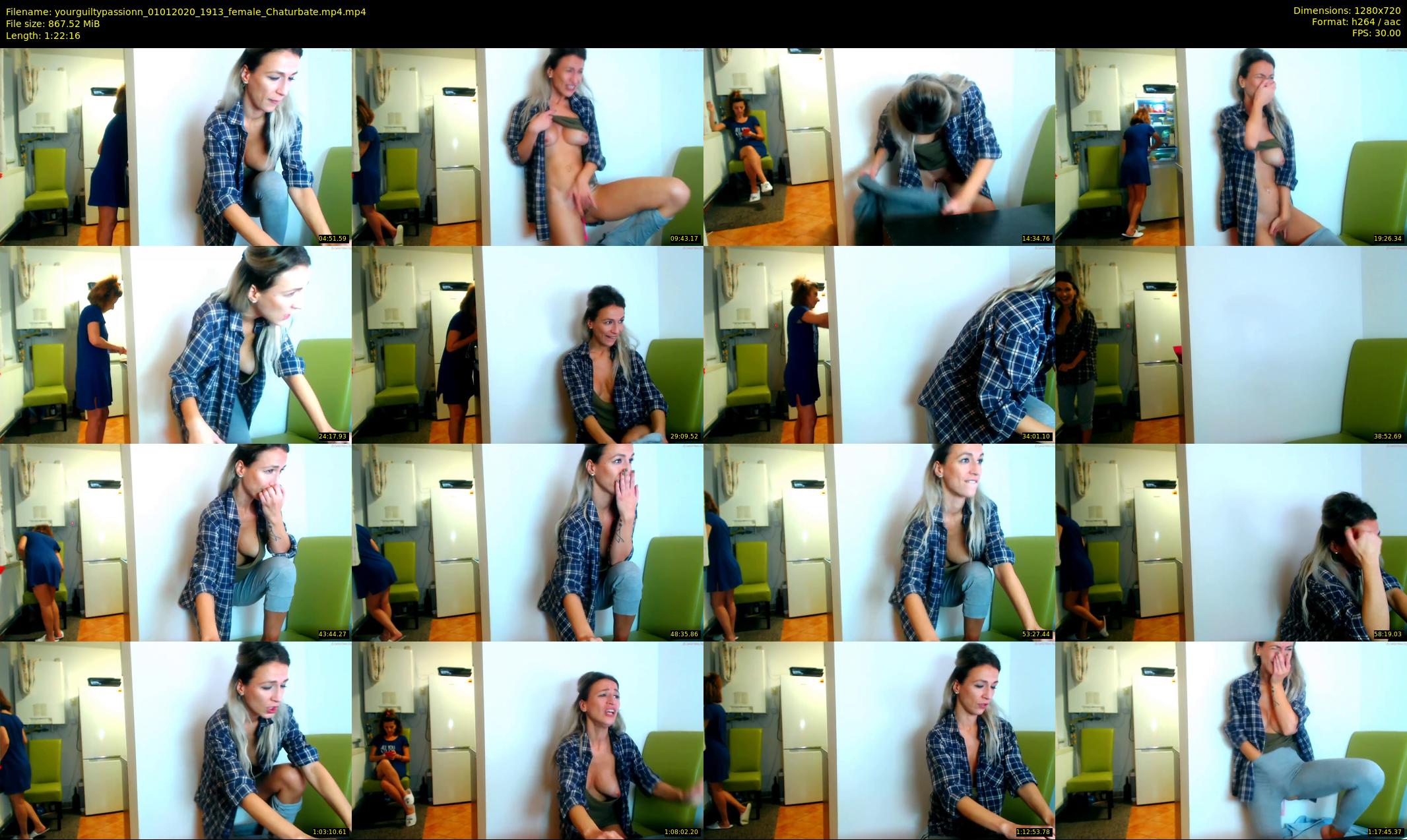 yourguiltypassionn — 83 minute Chaturbate female cam show recording, 720p, Jan 1, 2020
