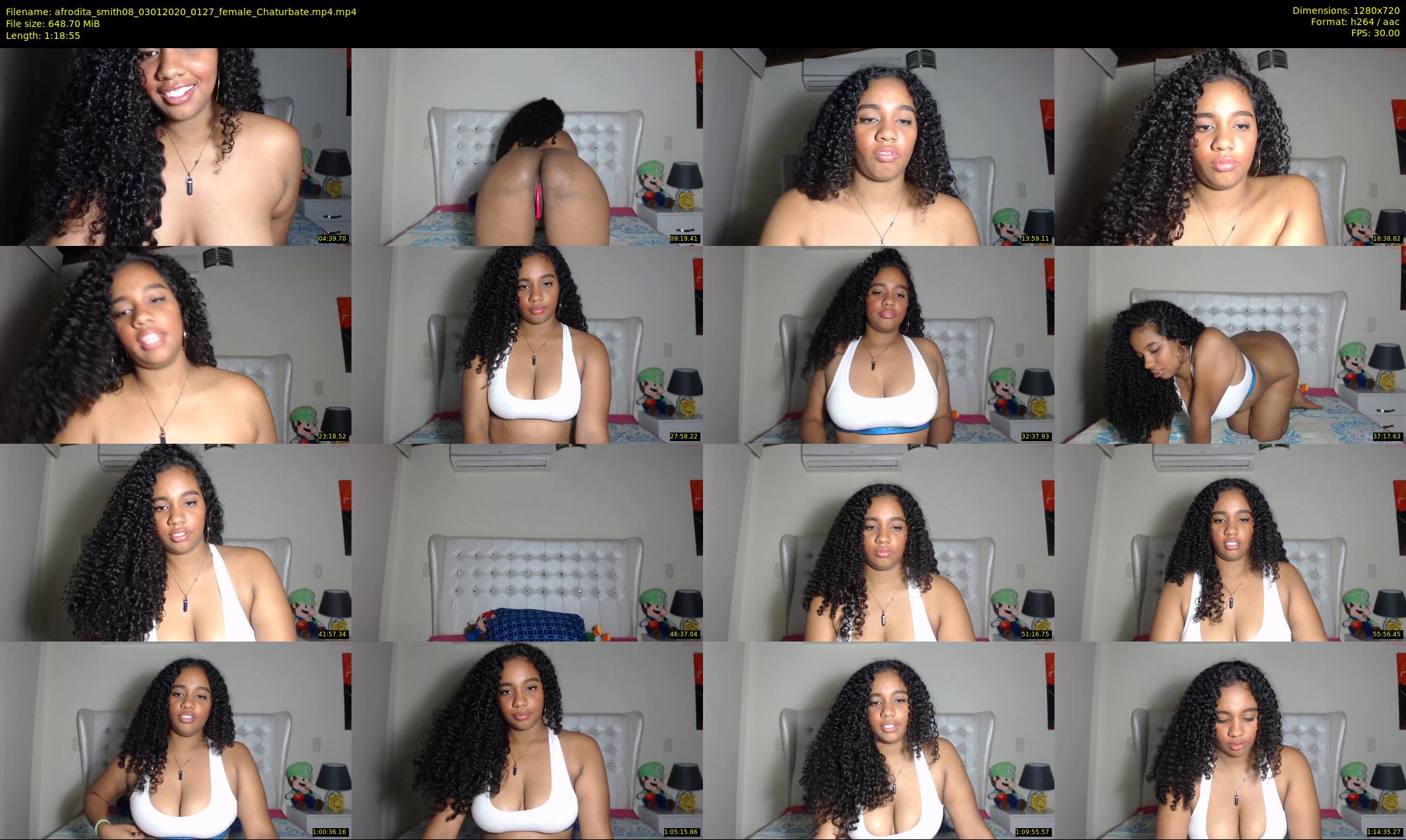 afrodita_smith08 — 79 minute Chaturbate female cam show recording, 720p, Jan 3, 2020