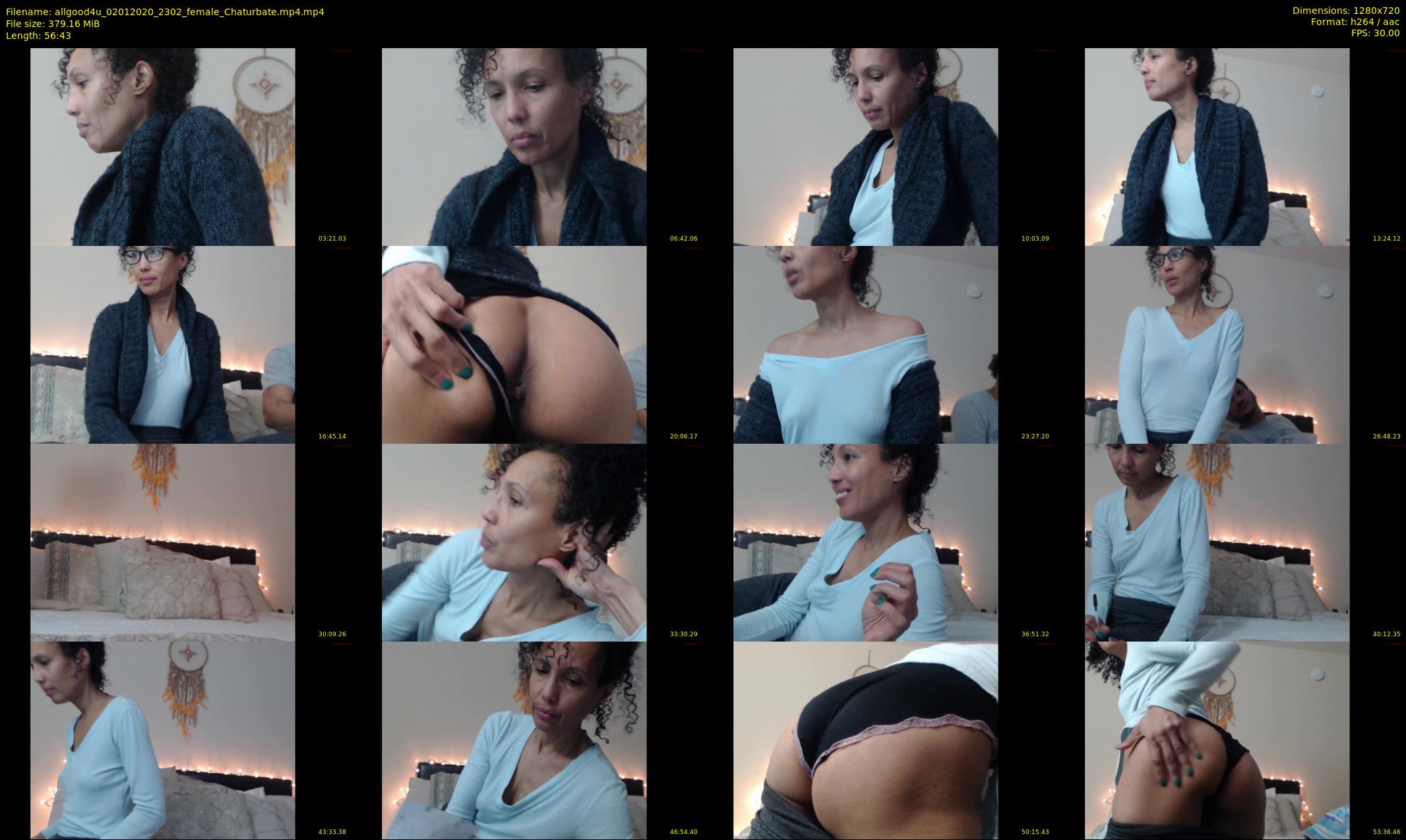 allgood4u — 57 minute Chaturbate couple cam show recording, 720p, Jan 2, 2020