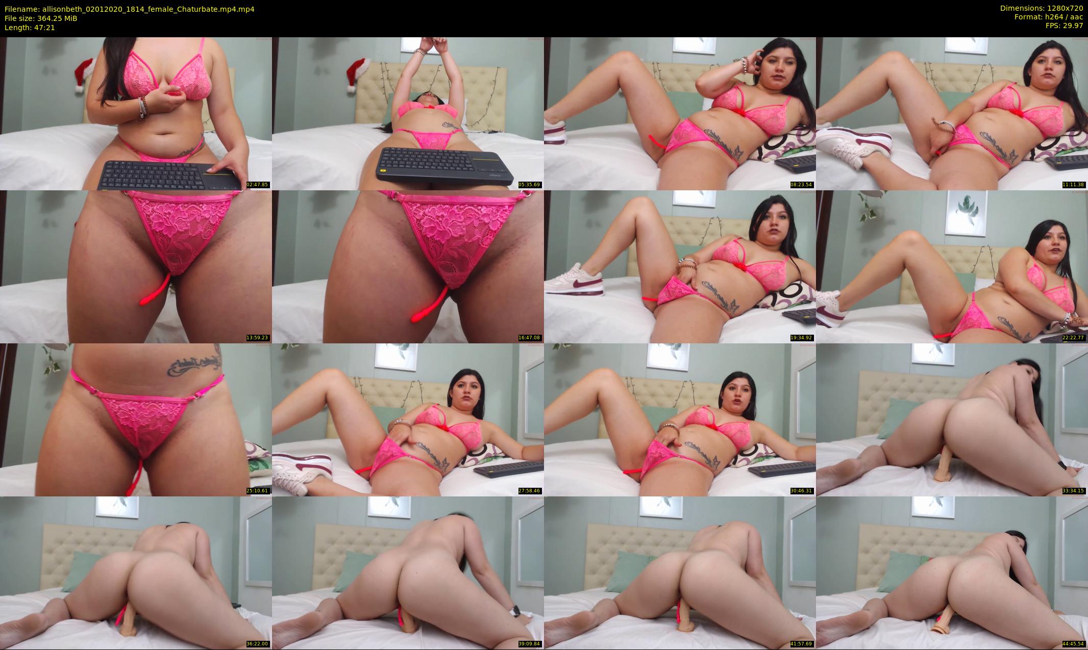 allisonbeth — 48 minute Chaturbate female cam show recording, 720p, Jan 2, 2020