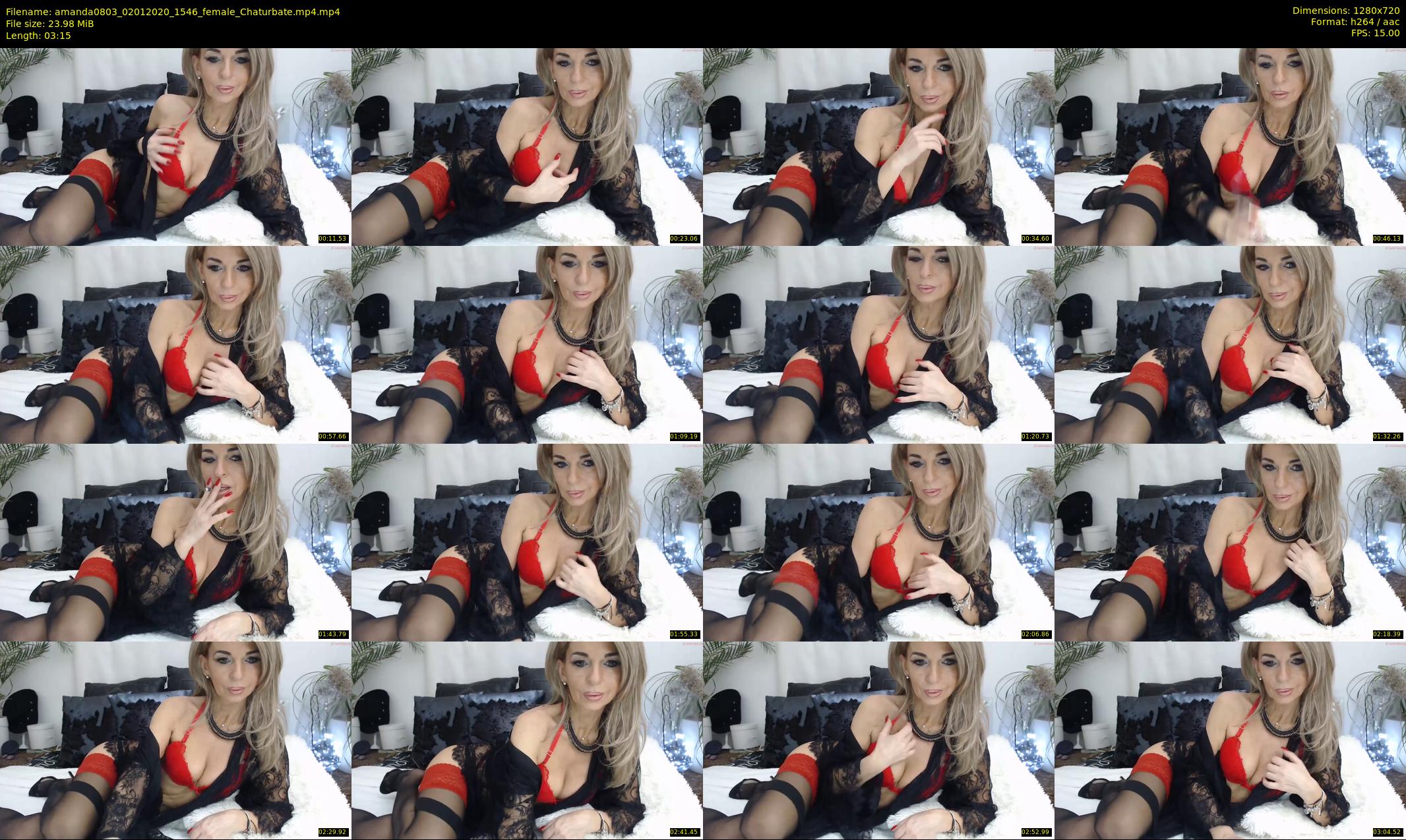 amanda0803 — 4 minute Chaturbate female cam show recording, 720p, Jan 2, 2020