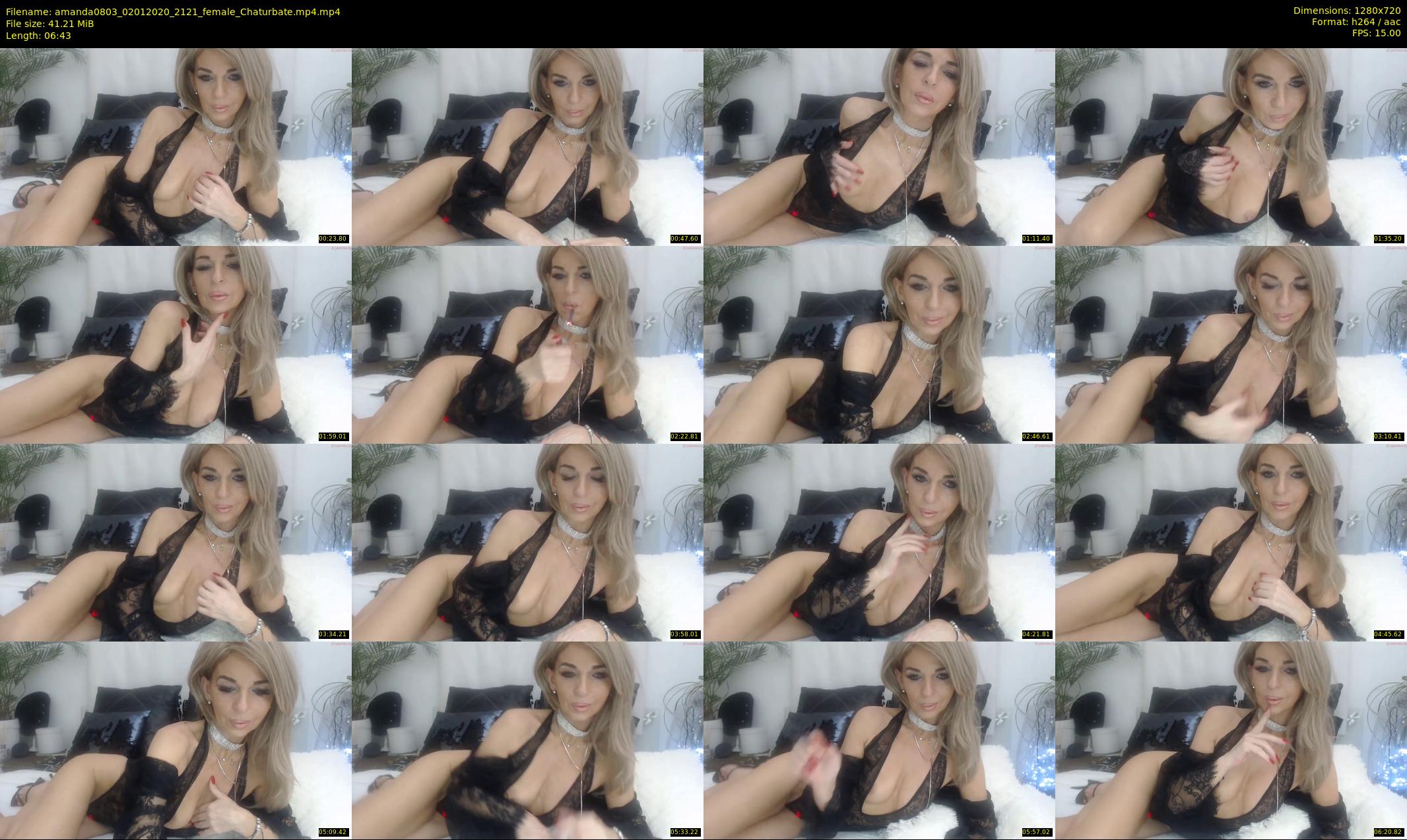 amanda0803 — 7 minute Chaturbate female cam show recording, 720p, Jan 2, 2020