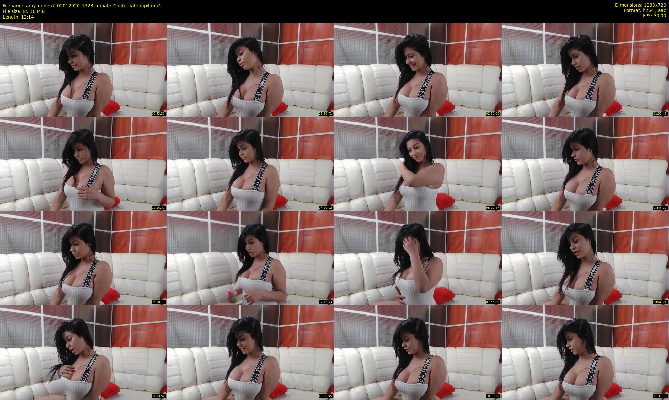 amy_queen7 — 13 minute Chaturbate female cam show recording, 720p, Jan 2, 2020