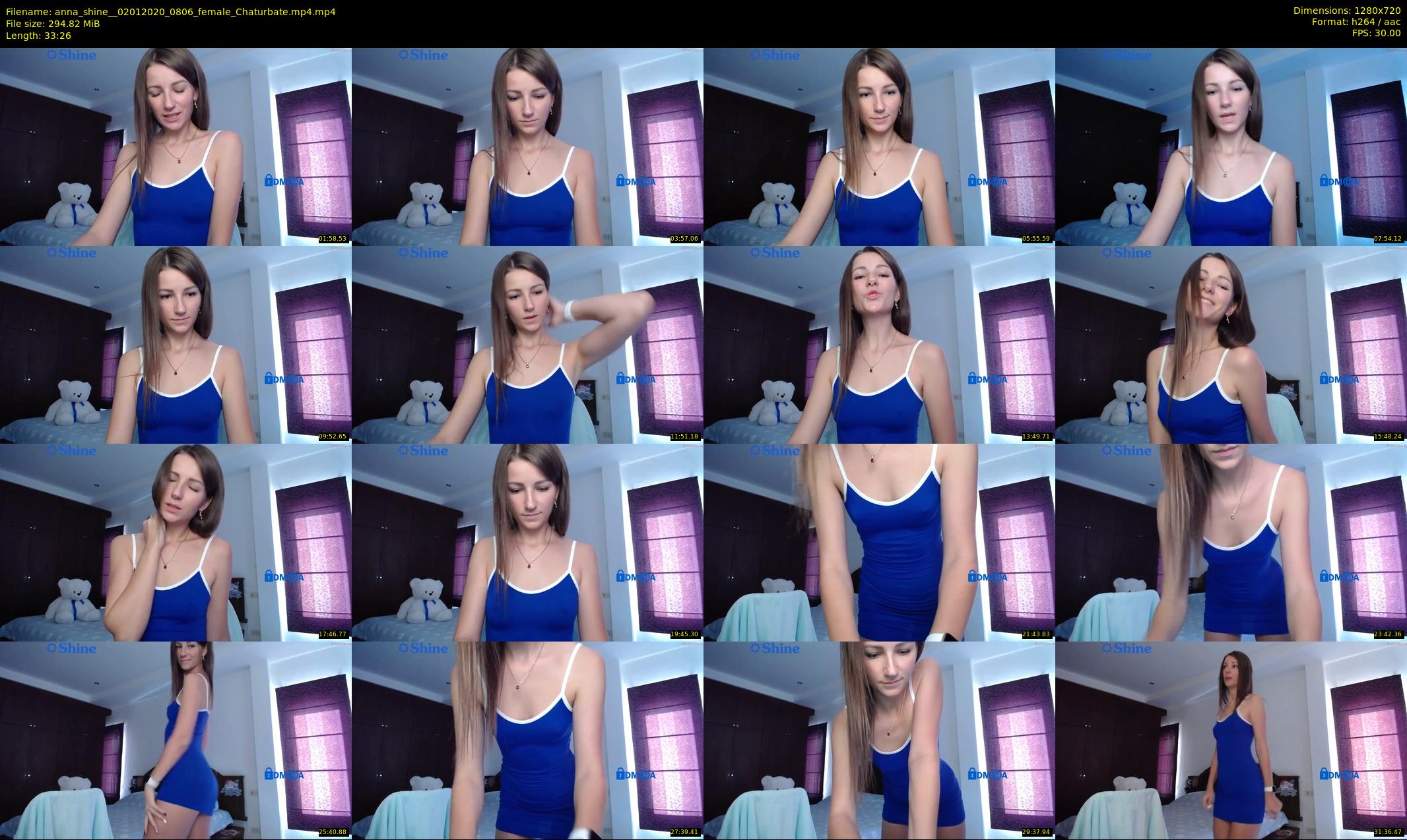 anna_shine_ — 34 minute Chaturbate female cam show recording, 720p, Jan 2, 2020