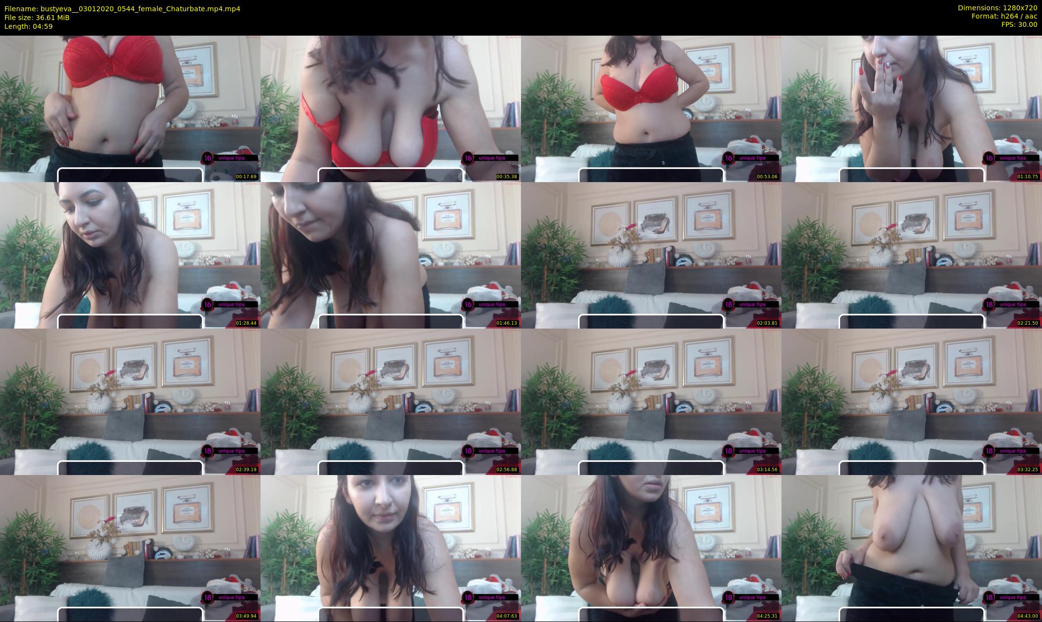 bustyeva_ — 5 minute Chaturbate female cam show recording, 720p, Jan 3, 2020