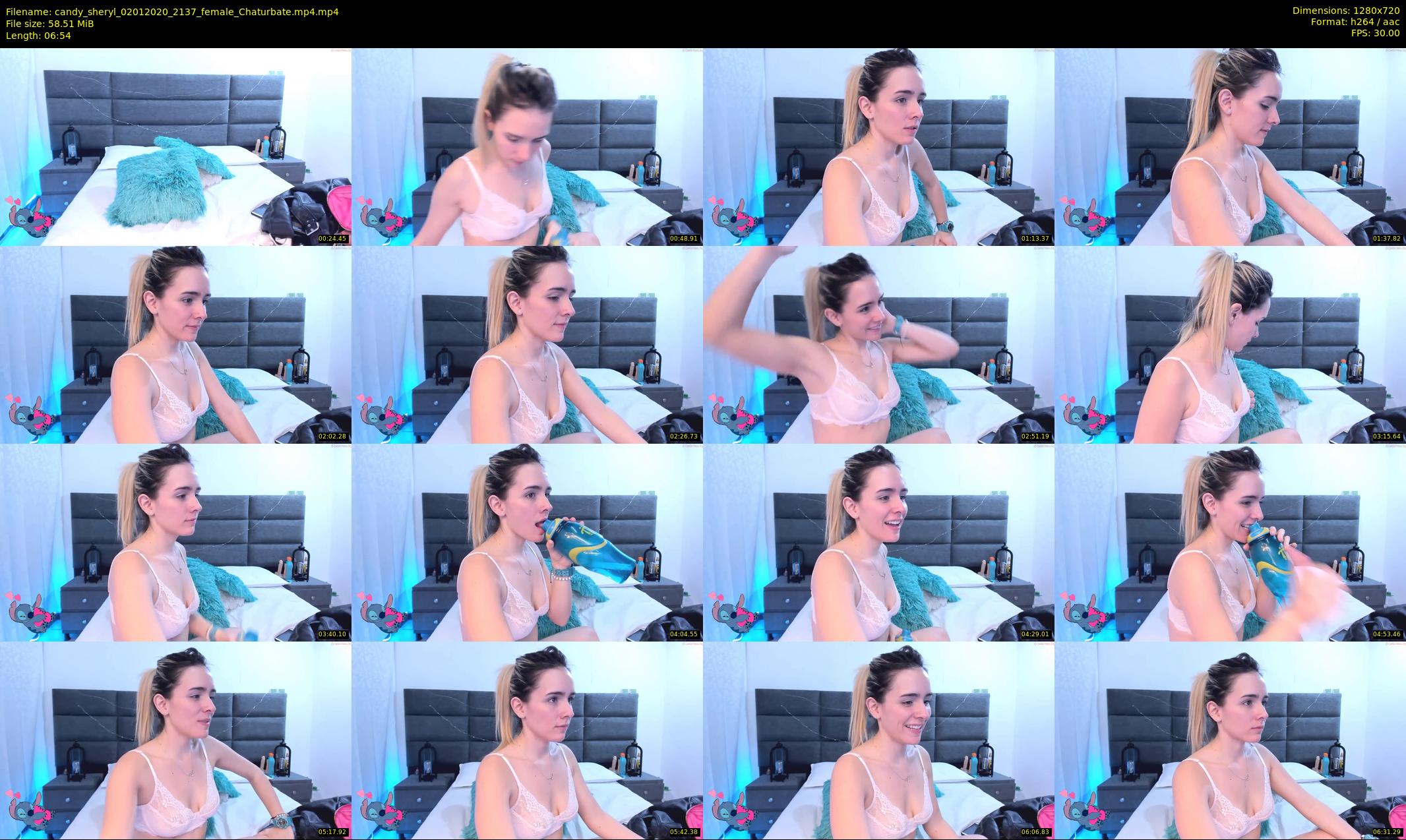 candy_sheryl — 7 minute Chaturbate female cam show recording, 720p, Jan 2, 2020