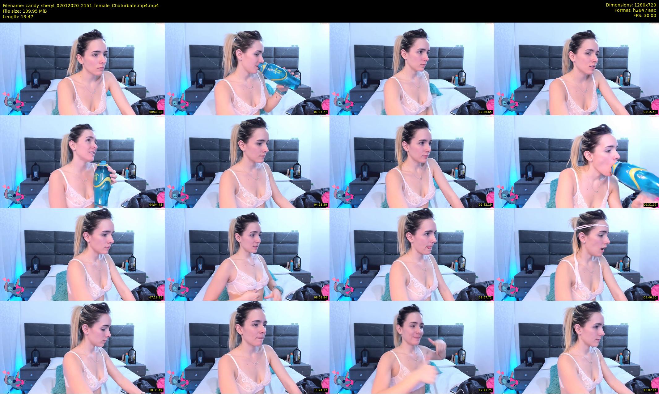 candy_sheryl — 14 minute Chaturbate female cam show recording, 720p, Jan 2, 2020