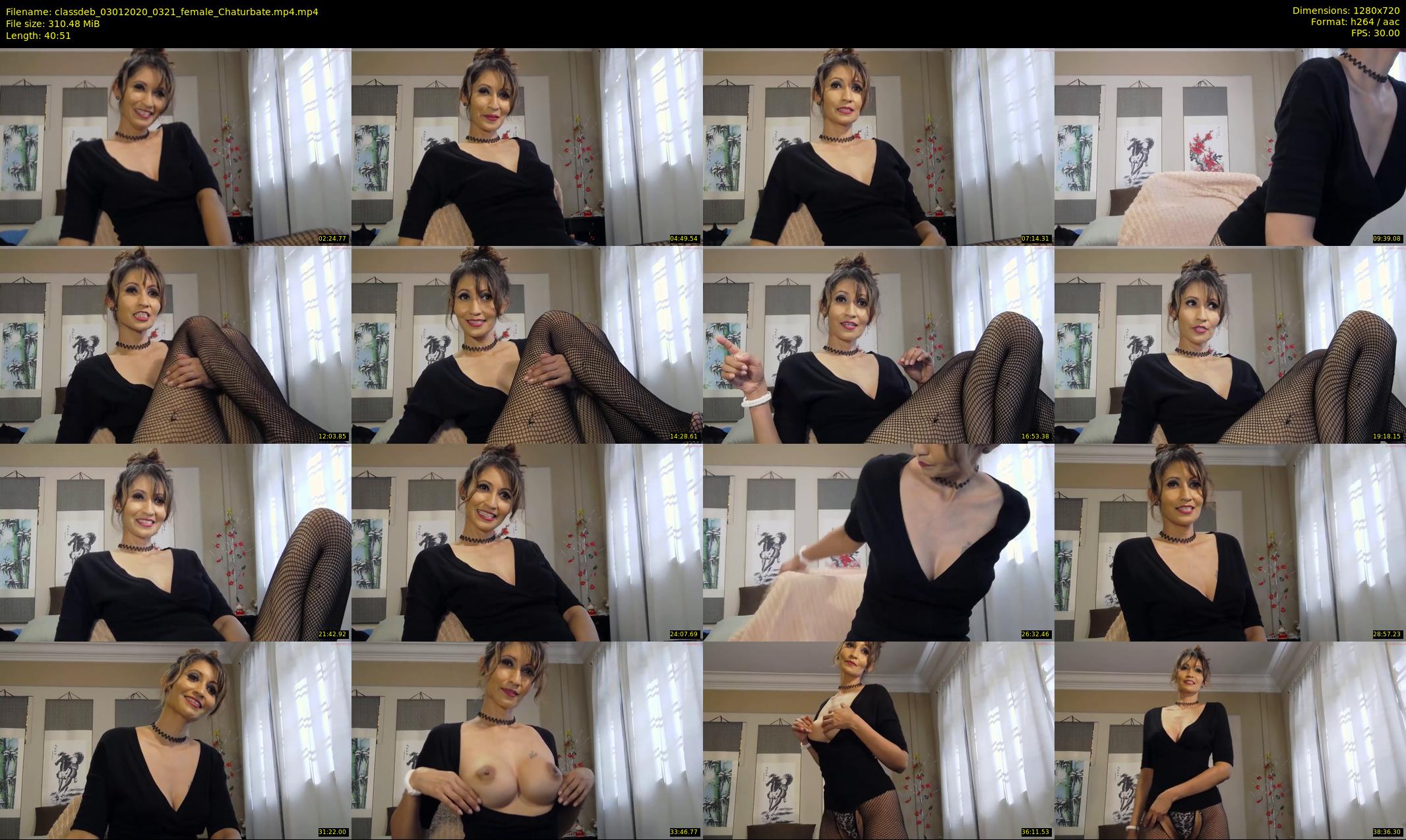 classdeb — 41 minute Chaturbate female cam show recording, 720p, Jan 3, 2020